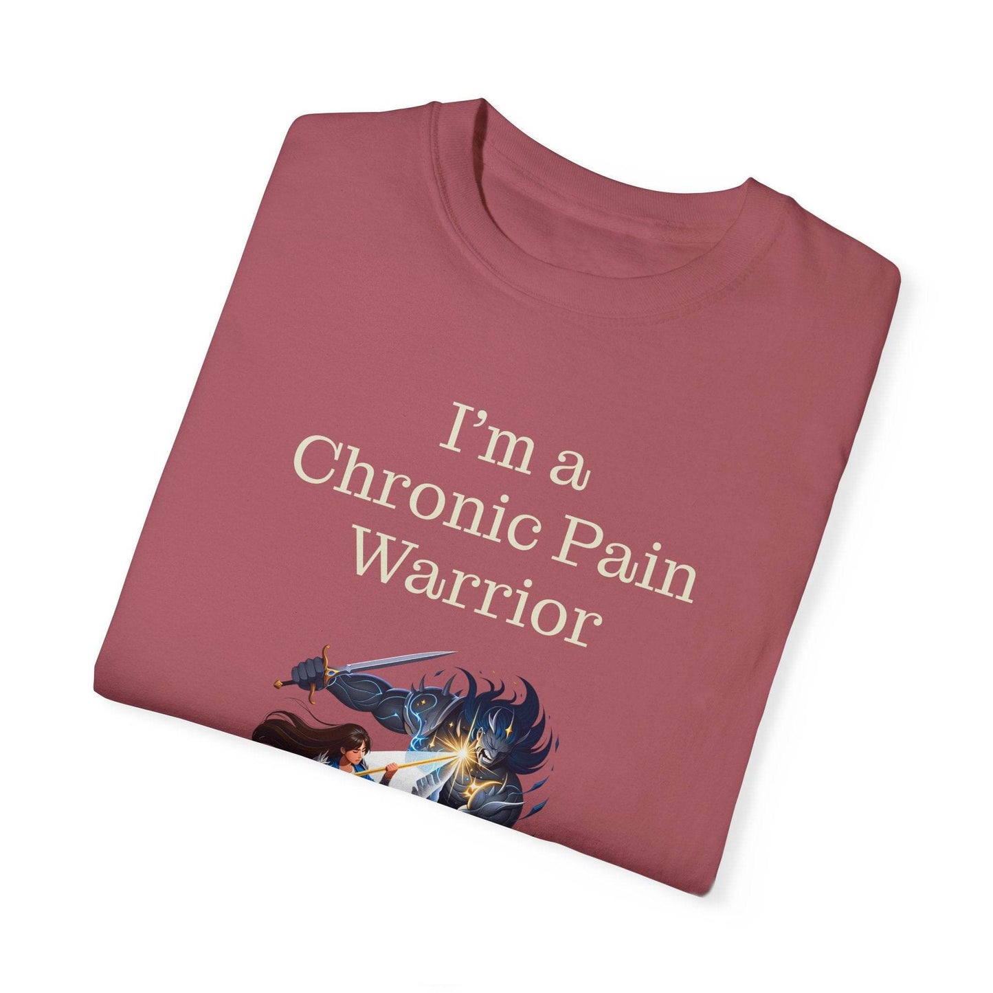 Chronic Pain Warrior Unisex T-Shirt - Empowering Tee for Healthcare Awareness - The Dreamer's Bookshop.