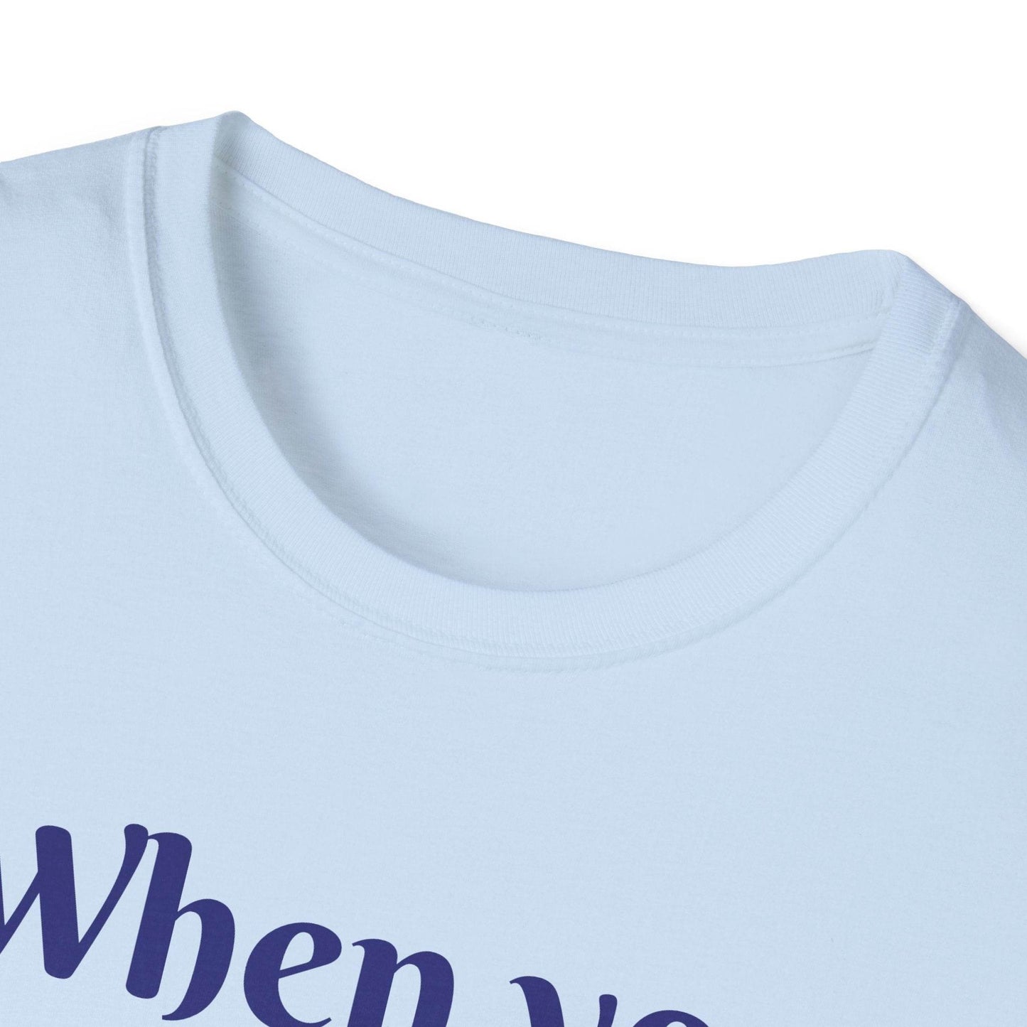 Unisex Softstyle T-Shirt - 'Just Breathe' - The Dreamer's Bookshop.