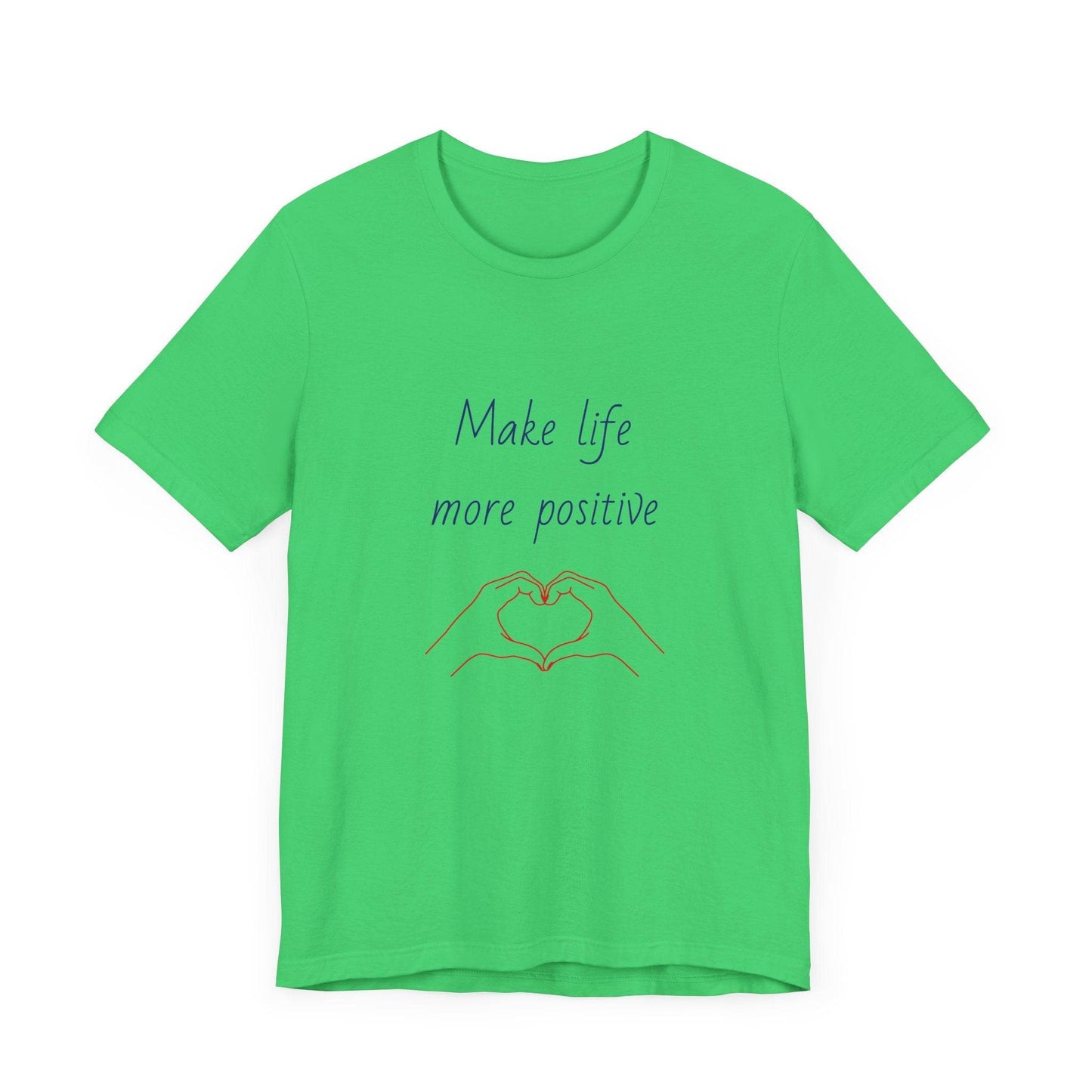 Positive Vibes Unisex Short Sleeve Tee - Make Life More Positive - The Dreamer's Bookshop.