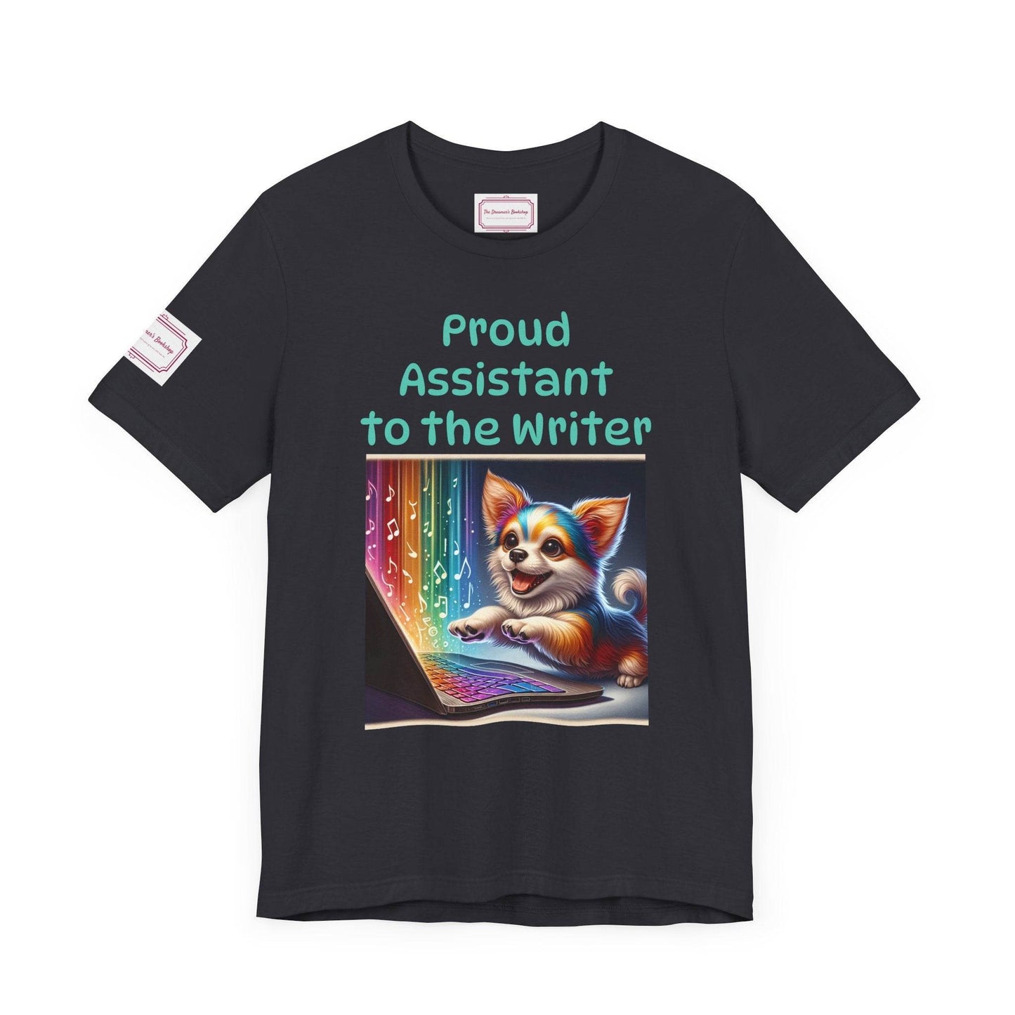 Assistant Writer Tee - Fun Short Sleeve Shirt for Writers & Book Lovers - The Dreamer's Bookshop.