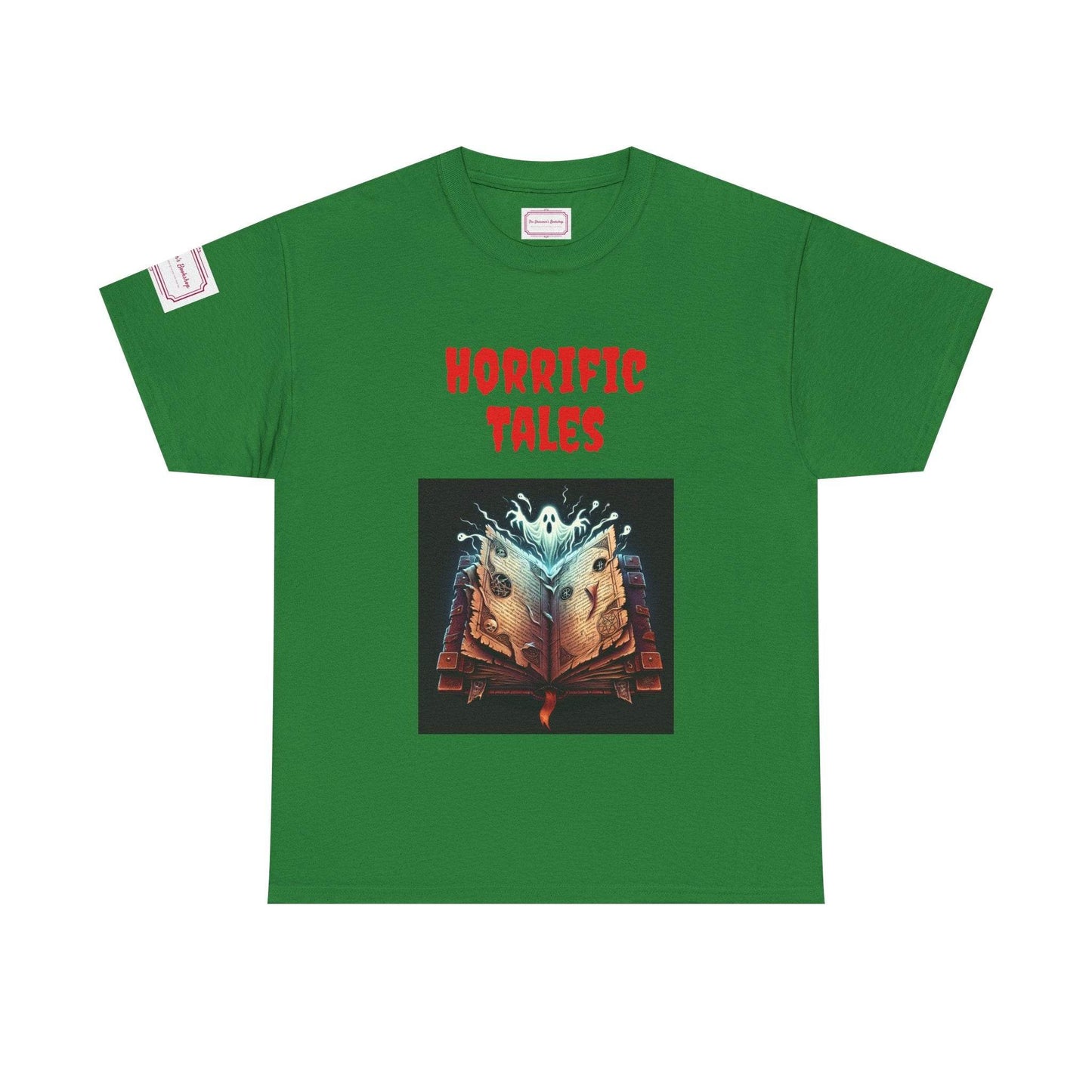 Horrific Tales - Unisex Heavy Cotton Tee - Perfect for Book Lovers - The Dreamer's Bookshop.