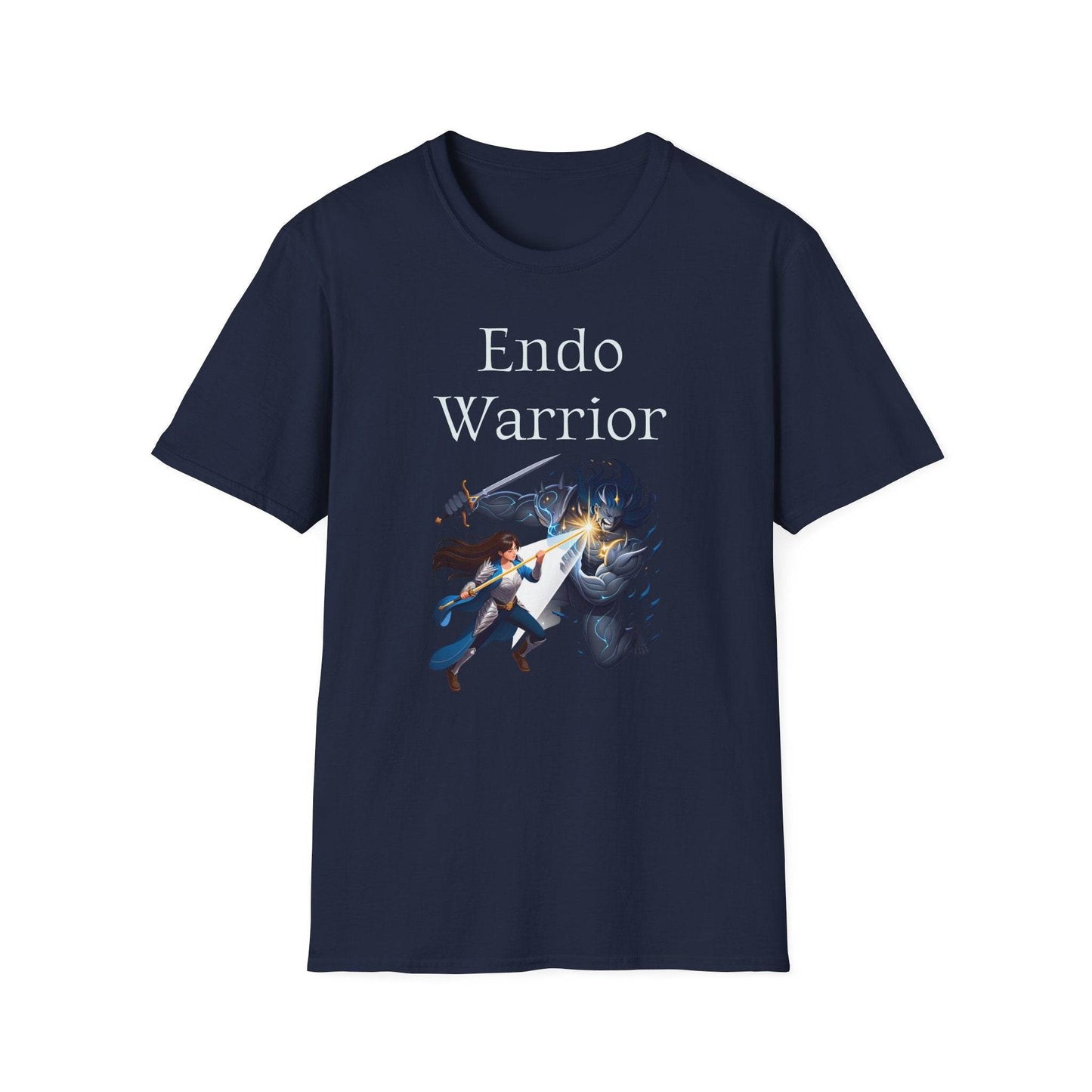 Endometriosis Warrior Unisex Softstyle T-Shirt - What's Your Battle? - The Dreamer's Bookshop.