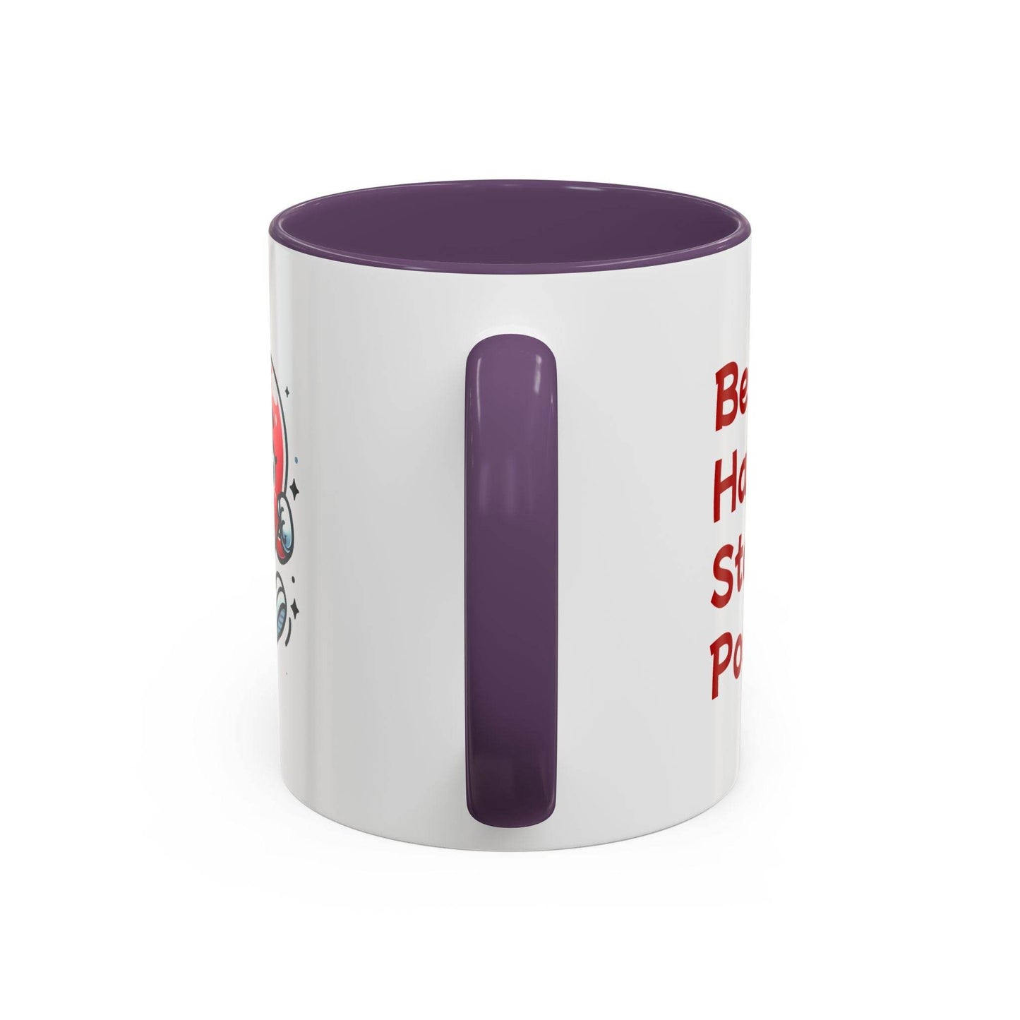 Playful Heart Running Coffee Mug - Cute Gift for Positive Thinkers - The Dreamer's Bookshop.
