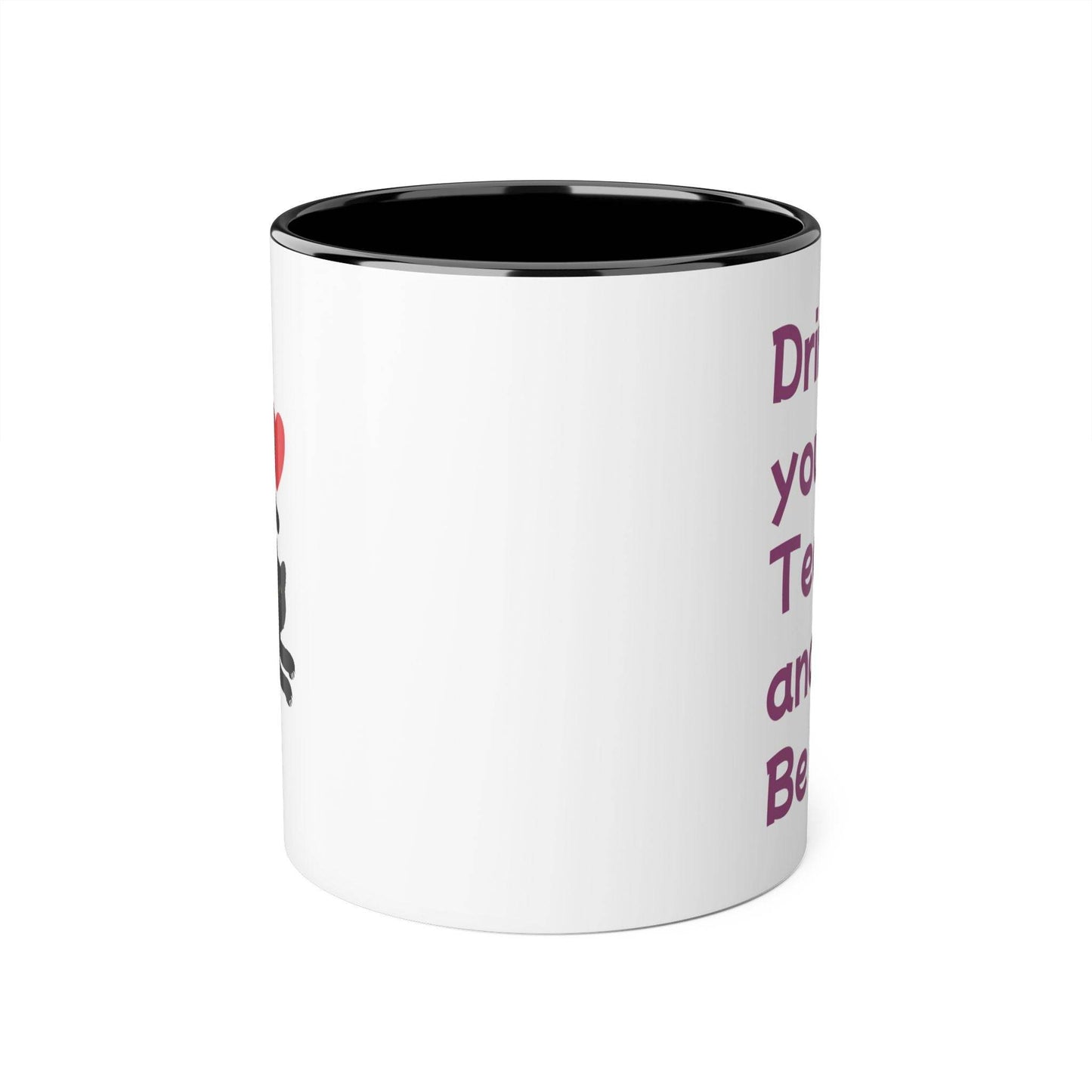 Drink your Tea Mug - 11oz Tea Cup for Cat Lovers - The Dreamer's Bookshop.