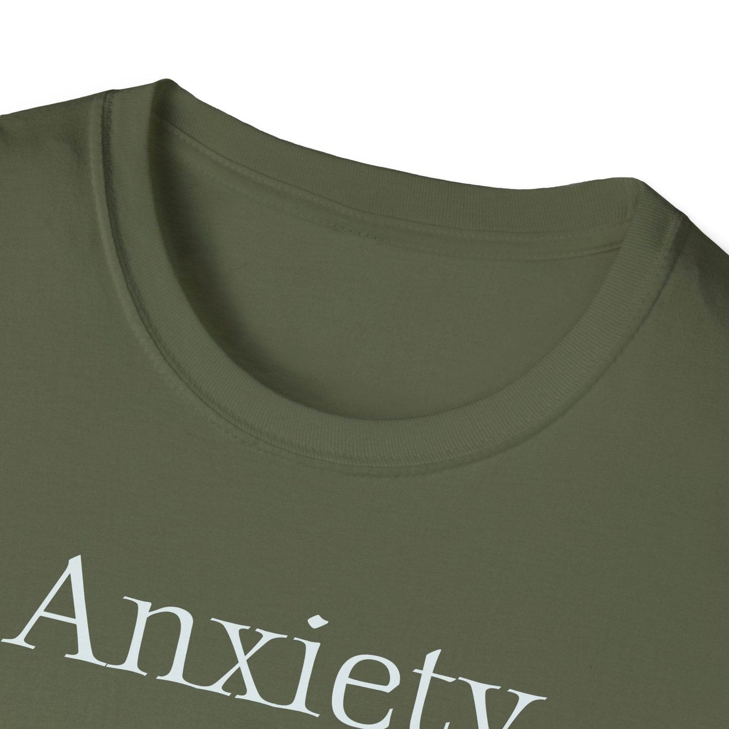 Anxiety Warrior Unisex Softstyle T-Shirt - What's Your Battle? - The Dreamer's Bookshop.