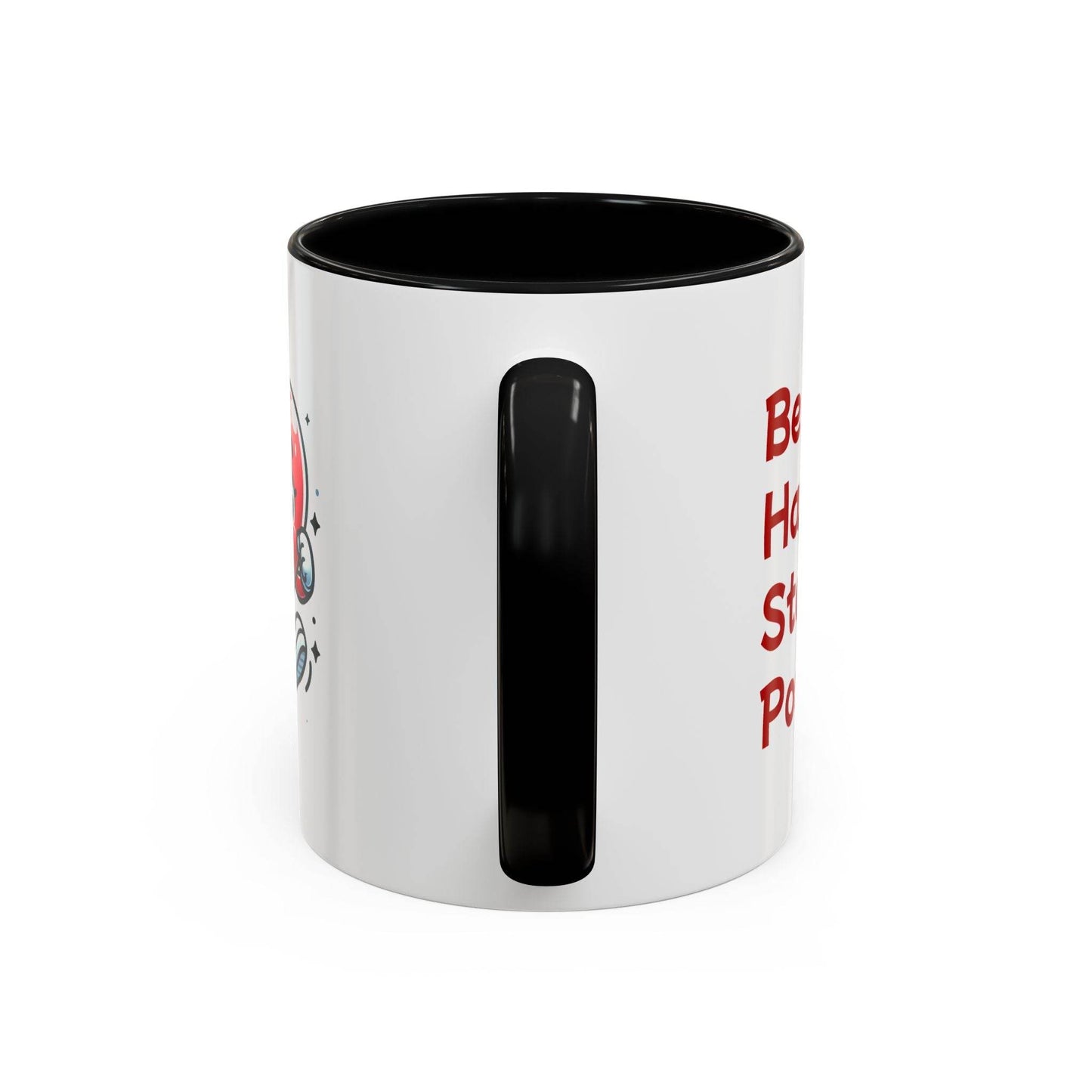 Playful Heart Running Coffee Mug - Cute Gift for Positive Thinkers - The Dreamer's Bookshop.
