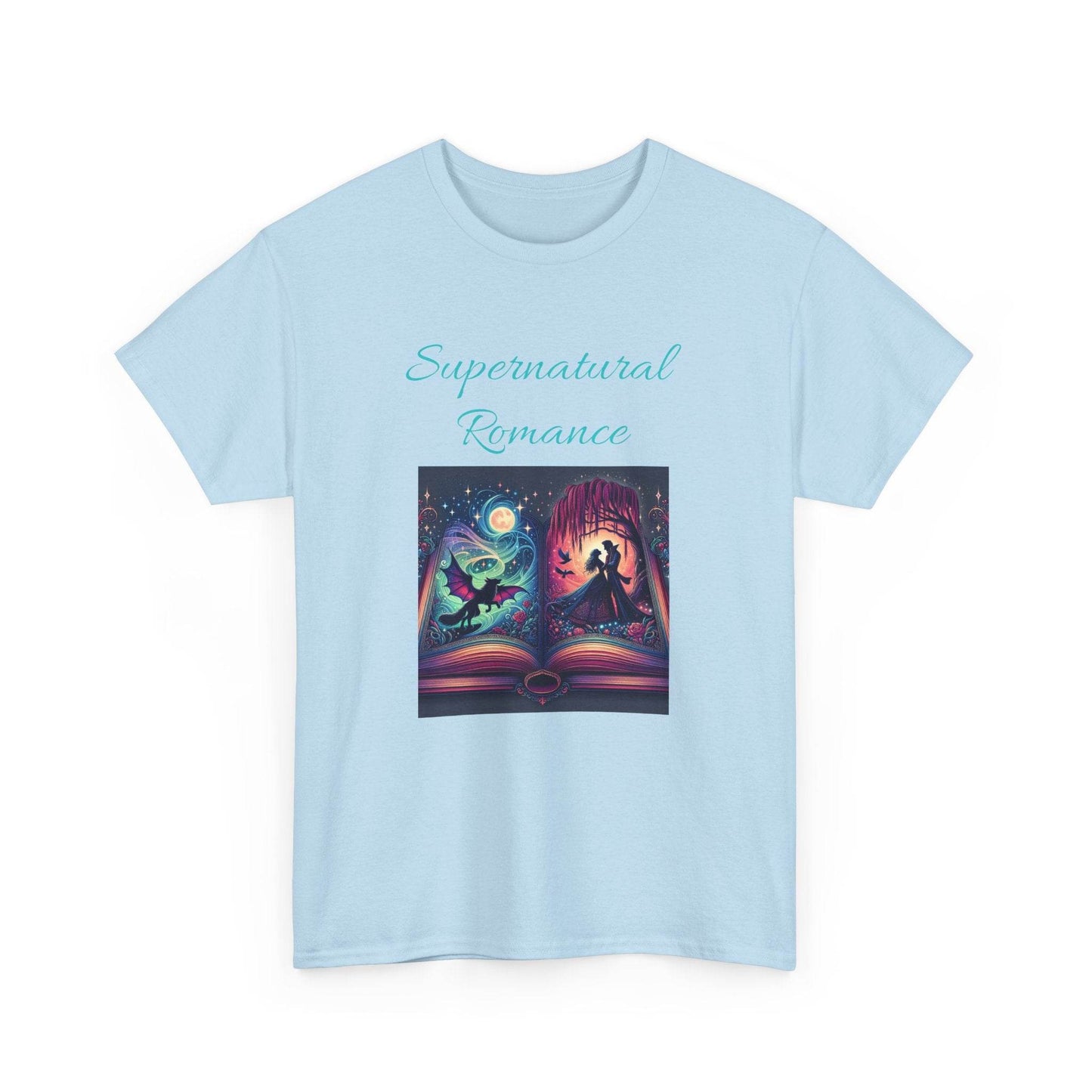 Fiction - Graphic Tee - Unisex Heavy Cotton T-Shirt - Supernatural Romance - The Dreamer's Bookshop.