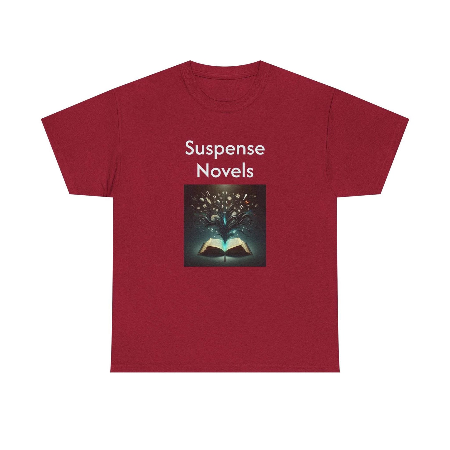 Fiction - Graphic Tee - Unisex Heavy Cotton T-Shirt Suspense Novels - The Dreamer's Bookshop.