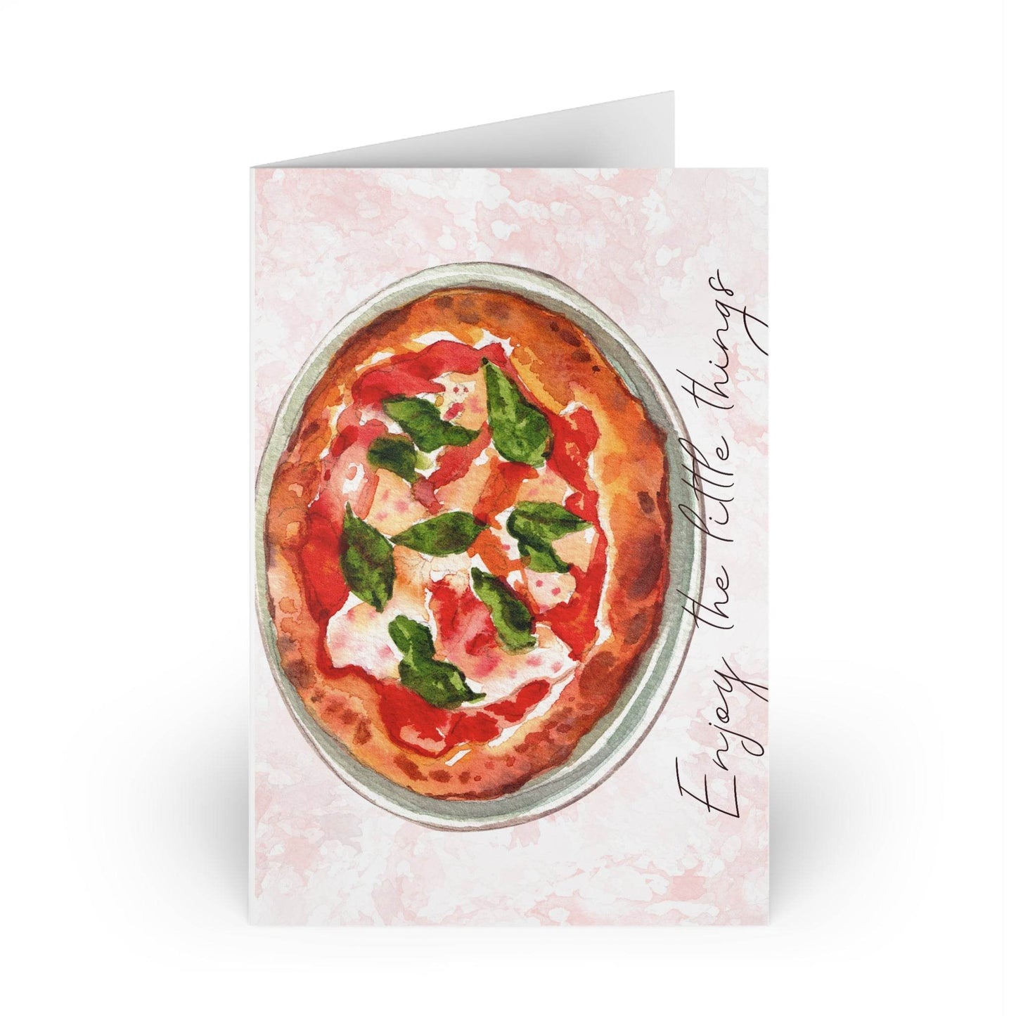 The Dreamer's Bookshop "Pizza" Enjoy the Little Things Card - The Dreamer's Bookshop.