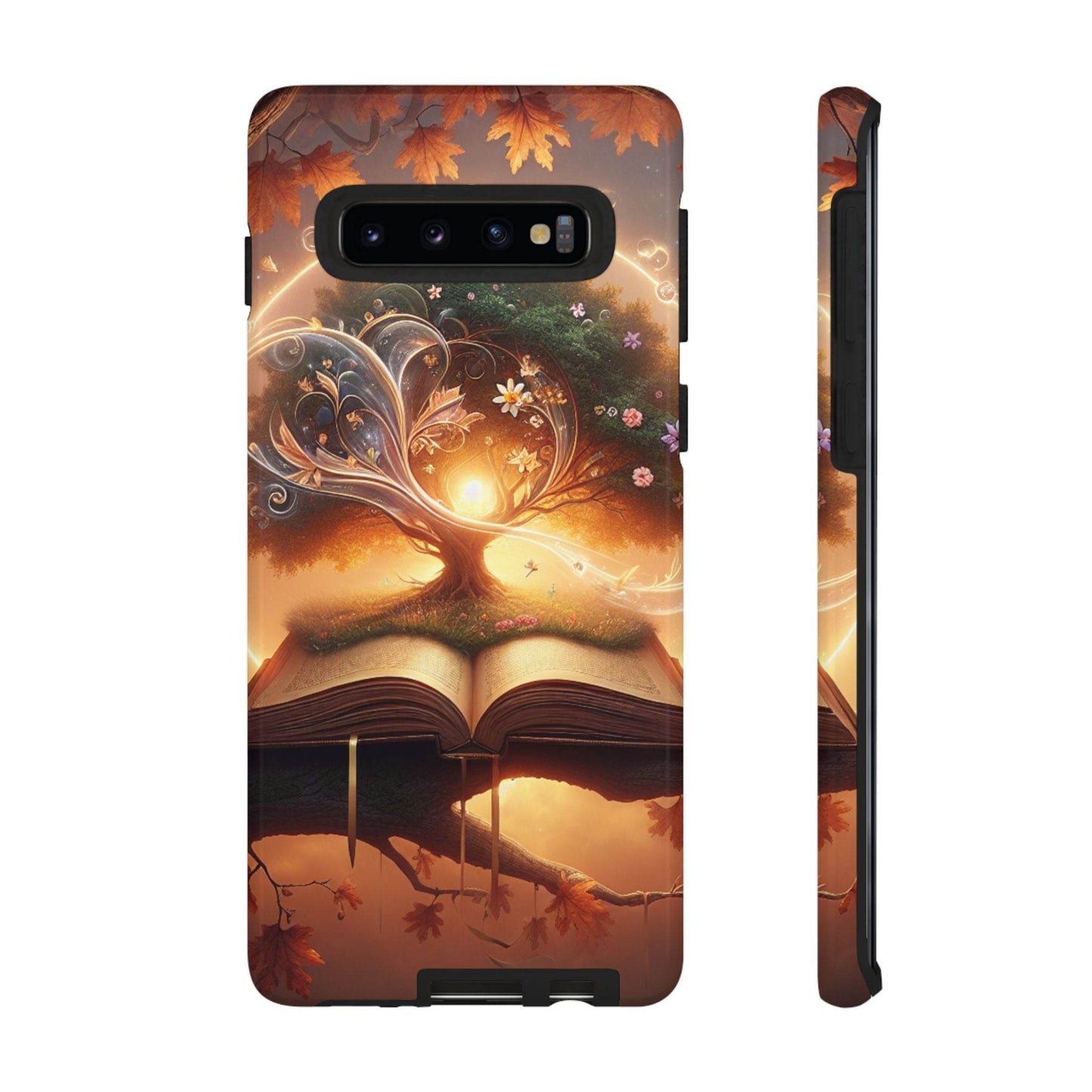 Nature-Inspired iPhone & Samsung Phone Case with Tree of Life Design - The Dreamer's Bookshop.