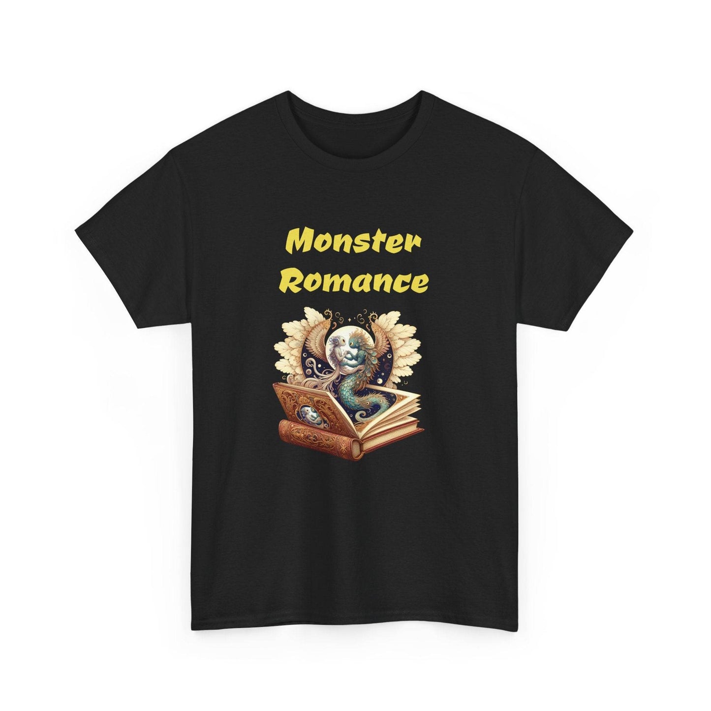 Fantasy - Graphic Tee - Unisex Heavy Cotton T-Shirt Monster Romance Books - The Dreamer's Bookshop.