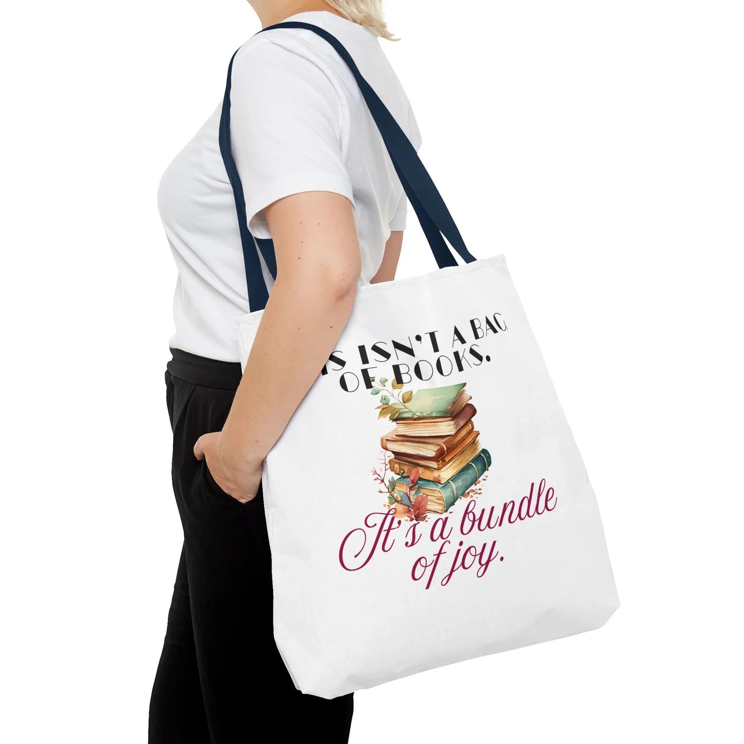 This isn't a Bag of Books - Tote Bag - Cozy Autumn Design - The Dreamer's Bookshop.