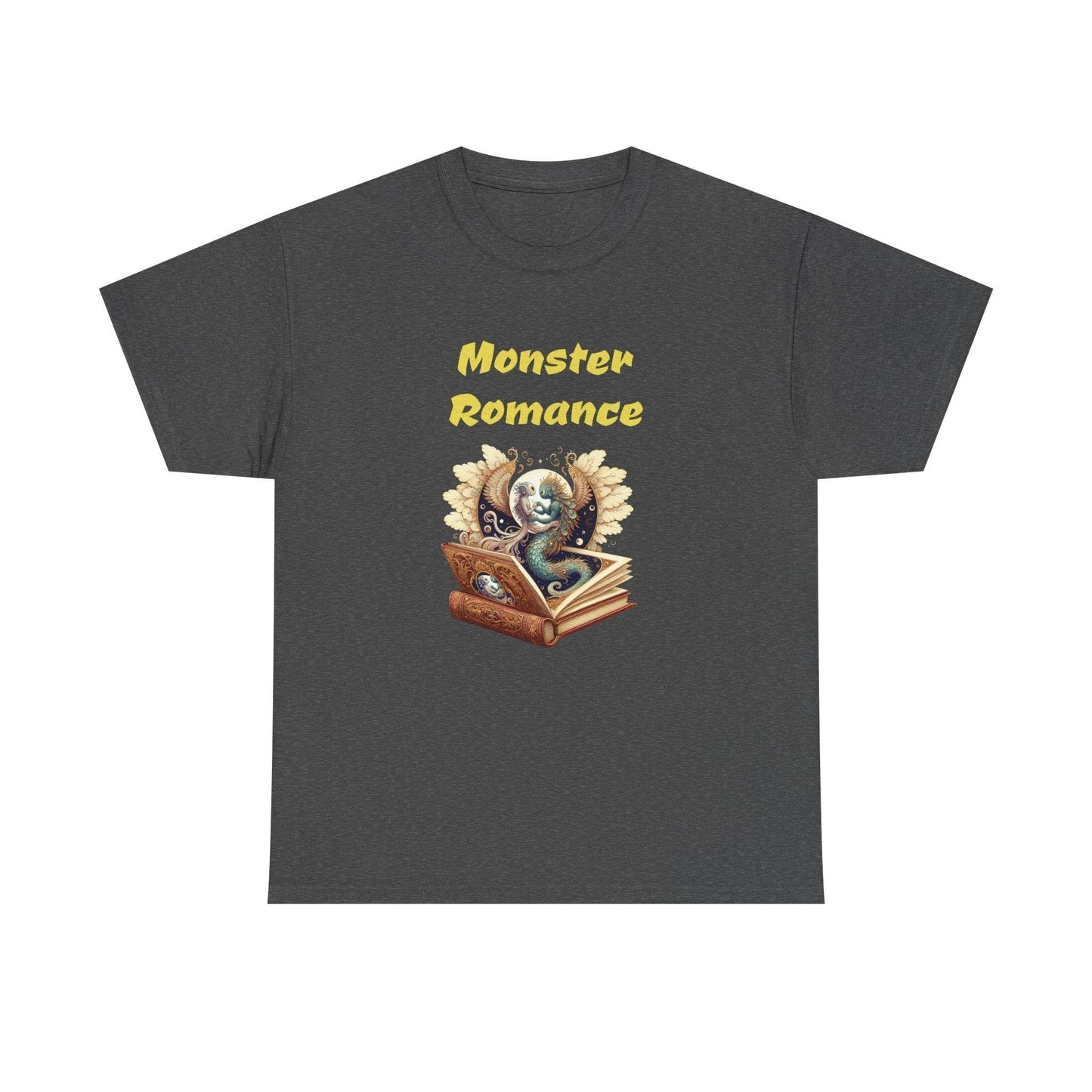 Fantasy - Graphic Tee - Unisex Heavy Cotton T-Shirt Monster Romance Books - The Dreamer's Bookshop.