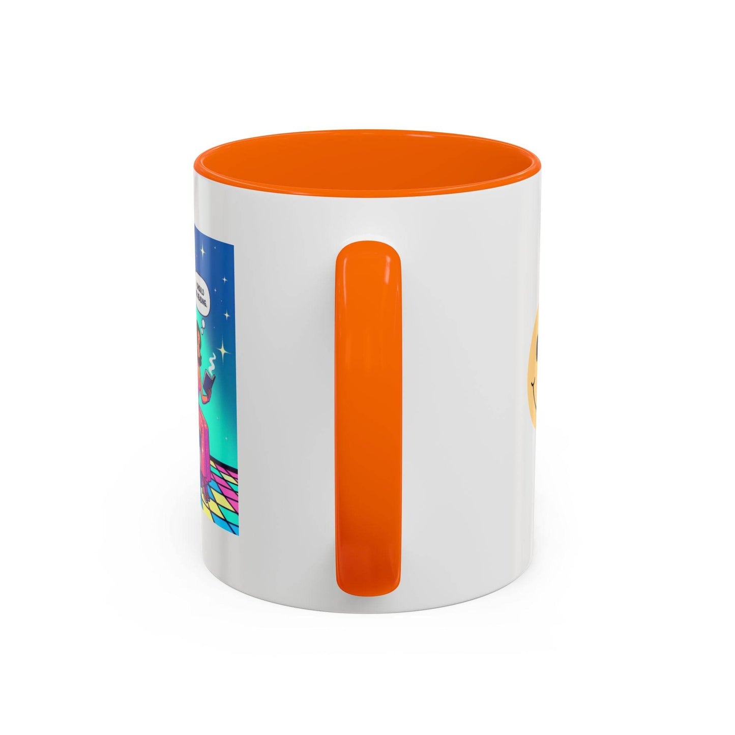 Retro Vibe Accent Coffee Mug - I should be reading - The Dreamer's Bookshop.