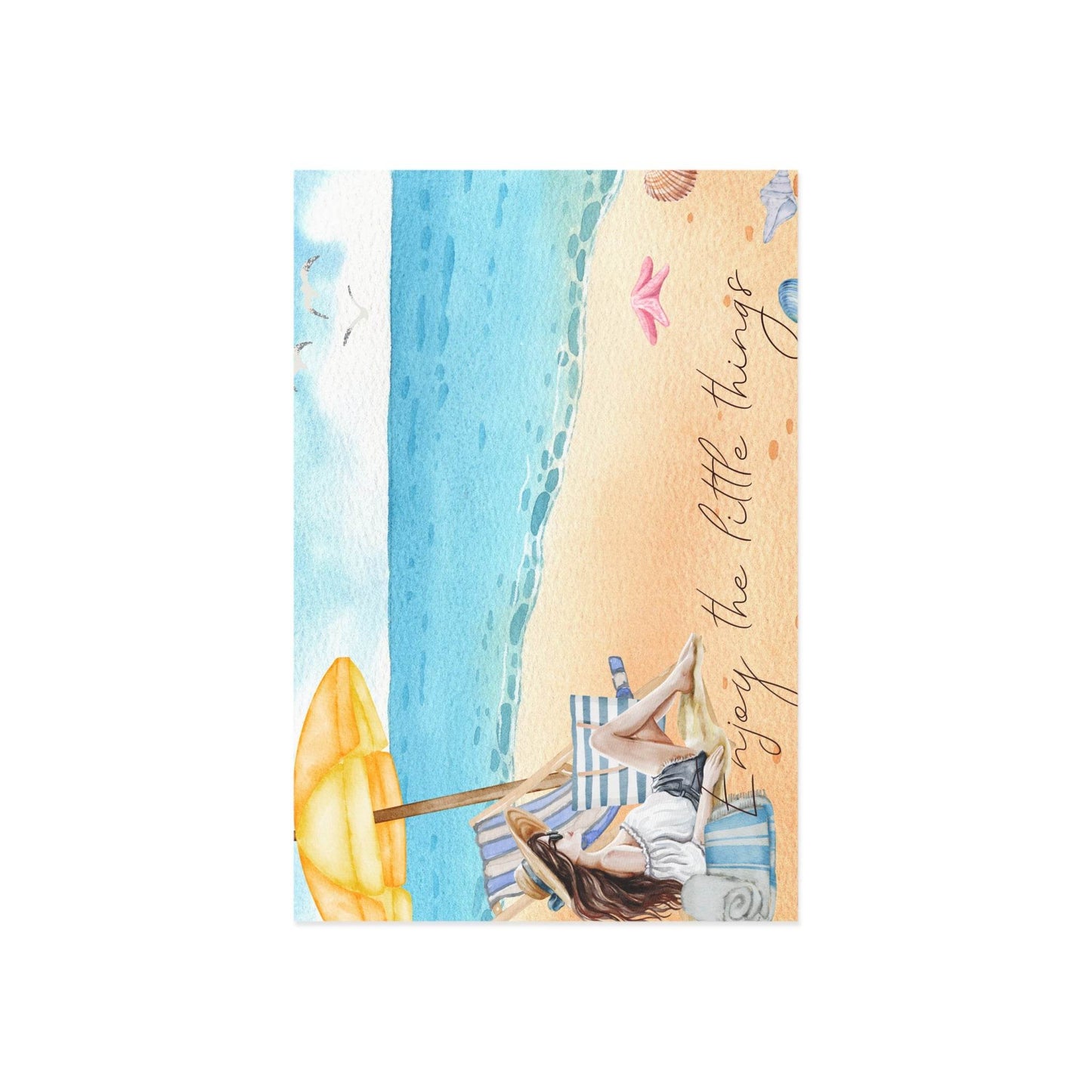 The Dreamer's Bookshop "At the Beach" Enjoy the Little Things Card - The Dreamer's Bookshop.