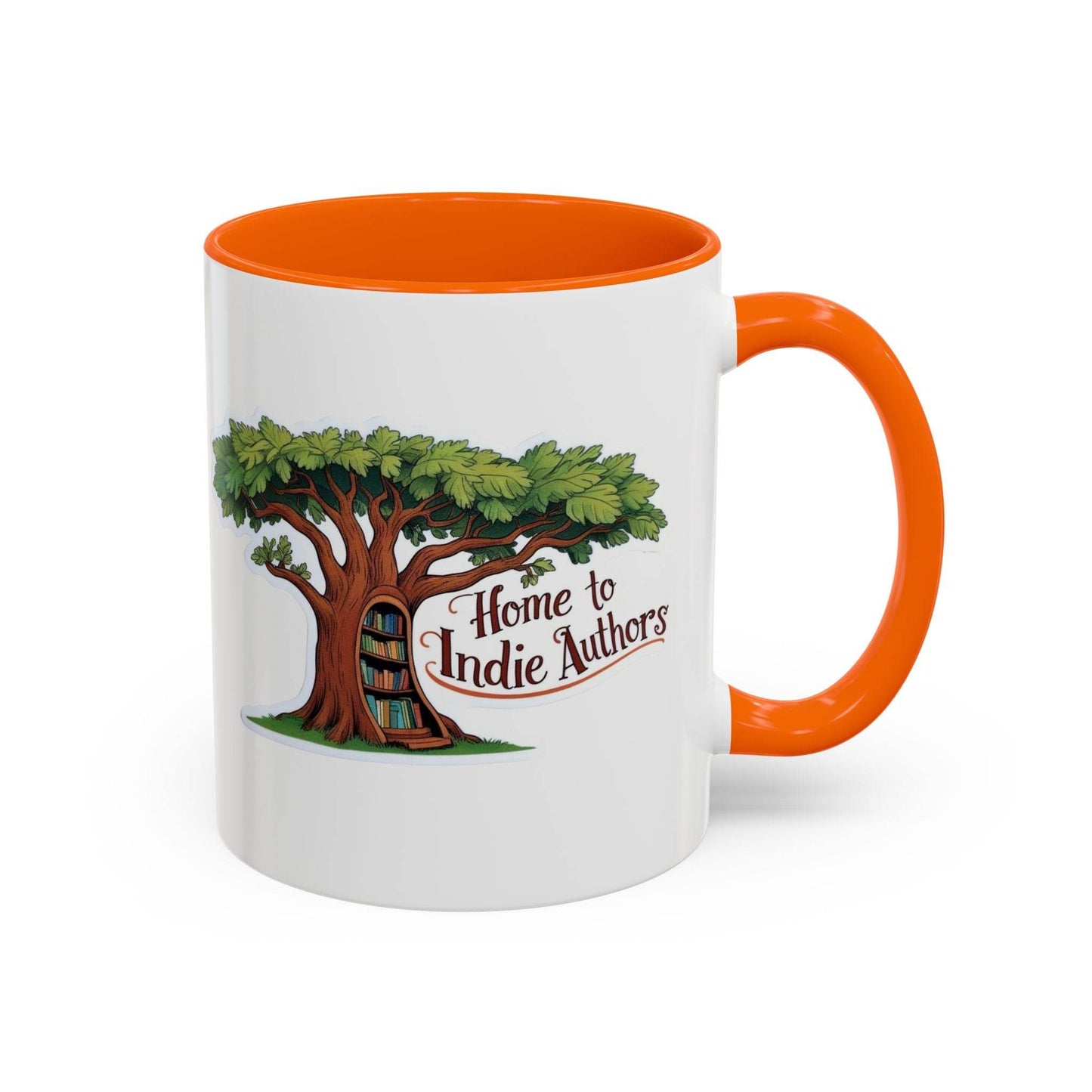 Home to Indie Authors Accent Coffee Mug - Perfect Gift for Writers & Book Lovers - The Dreamer's Bookshop.