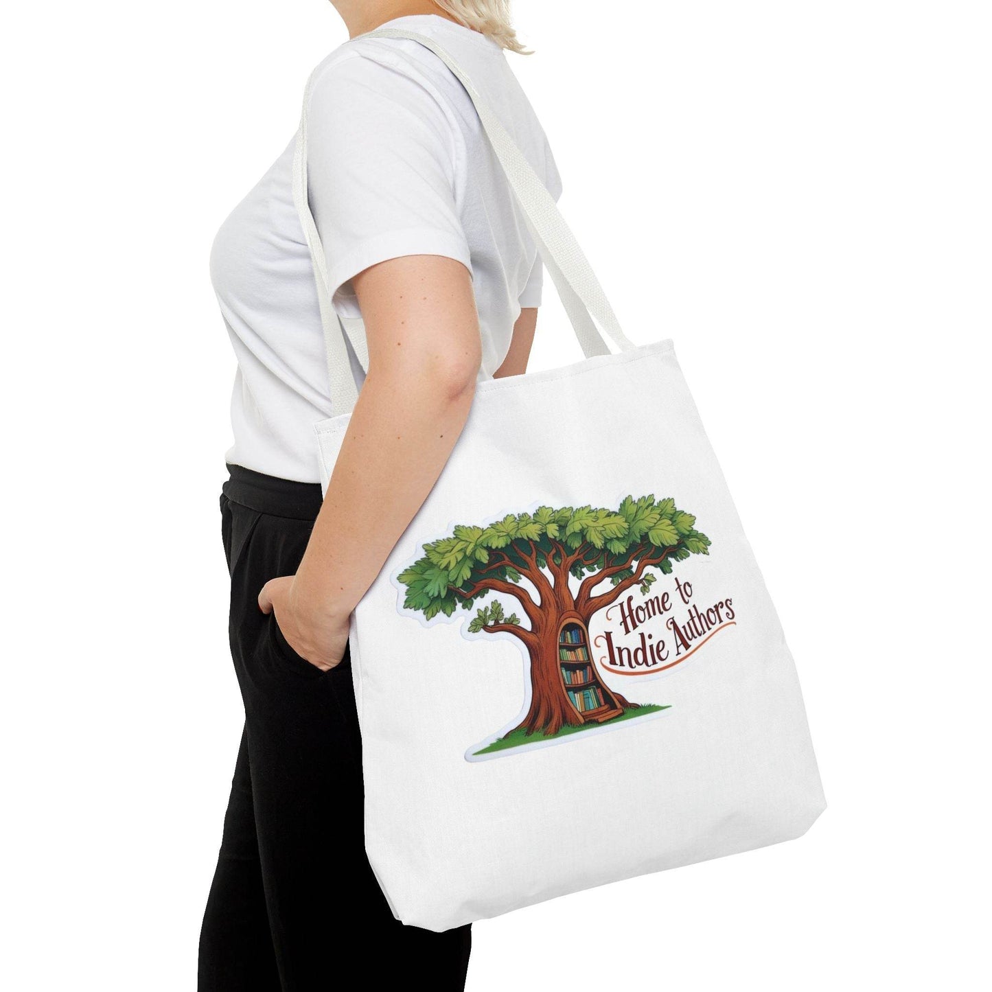 Literary Tote Bag - Home to Indie Authors & The Dreamer's Bookshop Designs - The Dreamer's Bookshop.