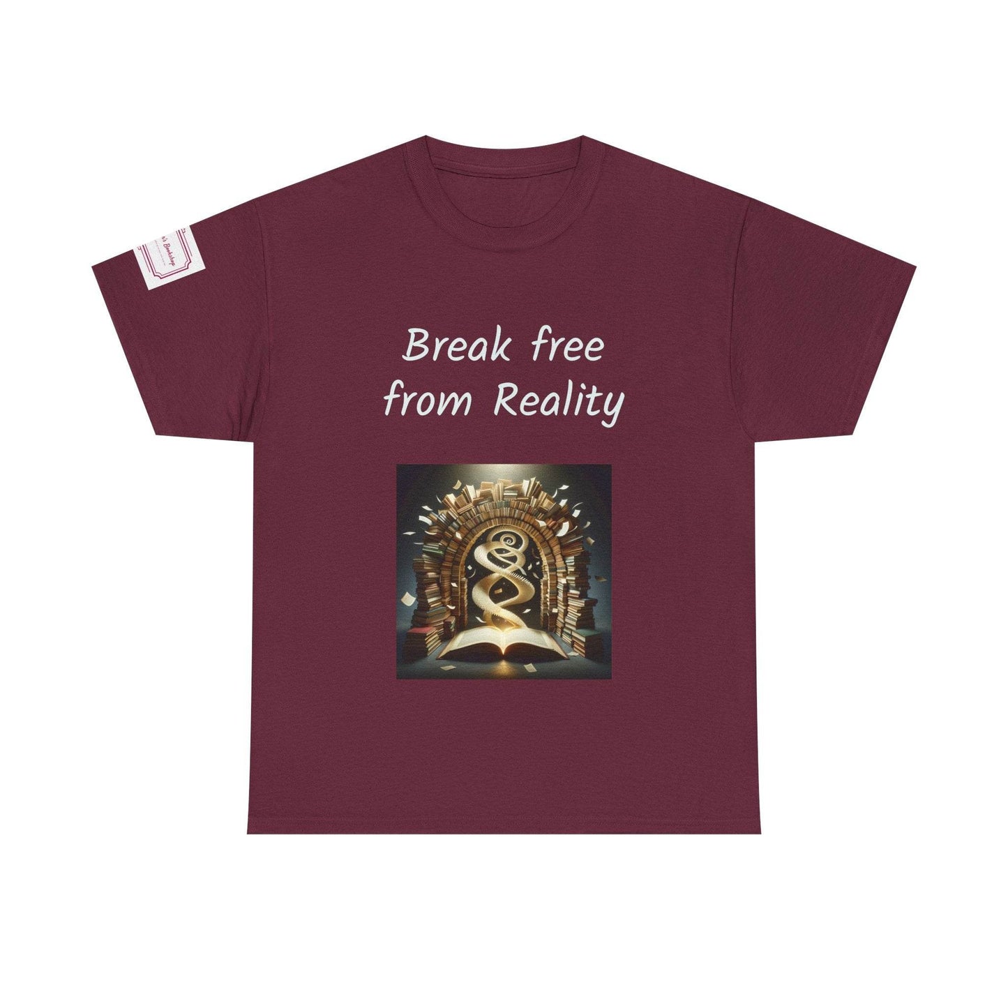 Break Free - Unisex Heavy Cotton Tee - Book Lovers - The Dreamer's Bookshop.