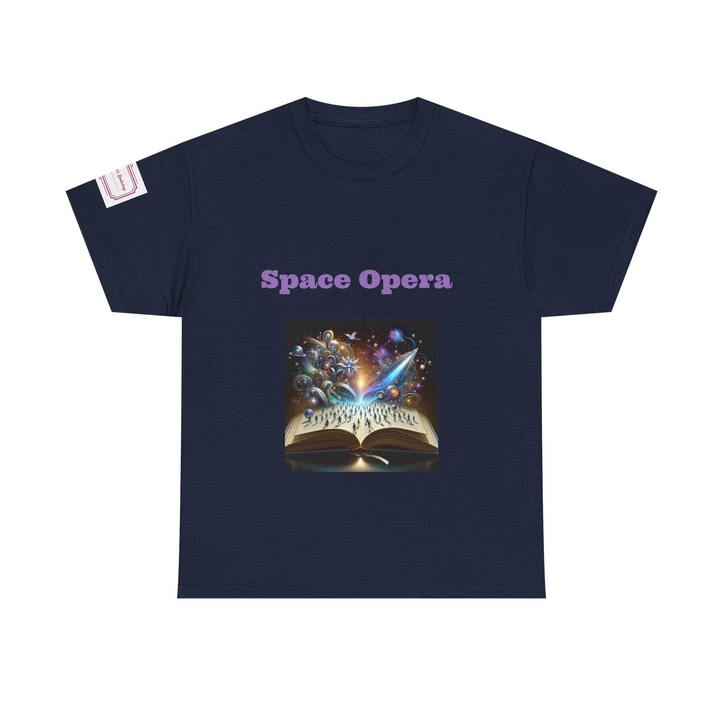 Space Opera - Unisex Heavy Cotton Tee - Sci-Fi Books - The Dreamer's Bookshop.