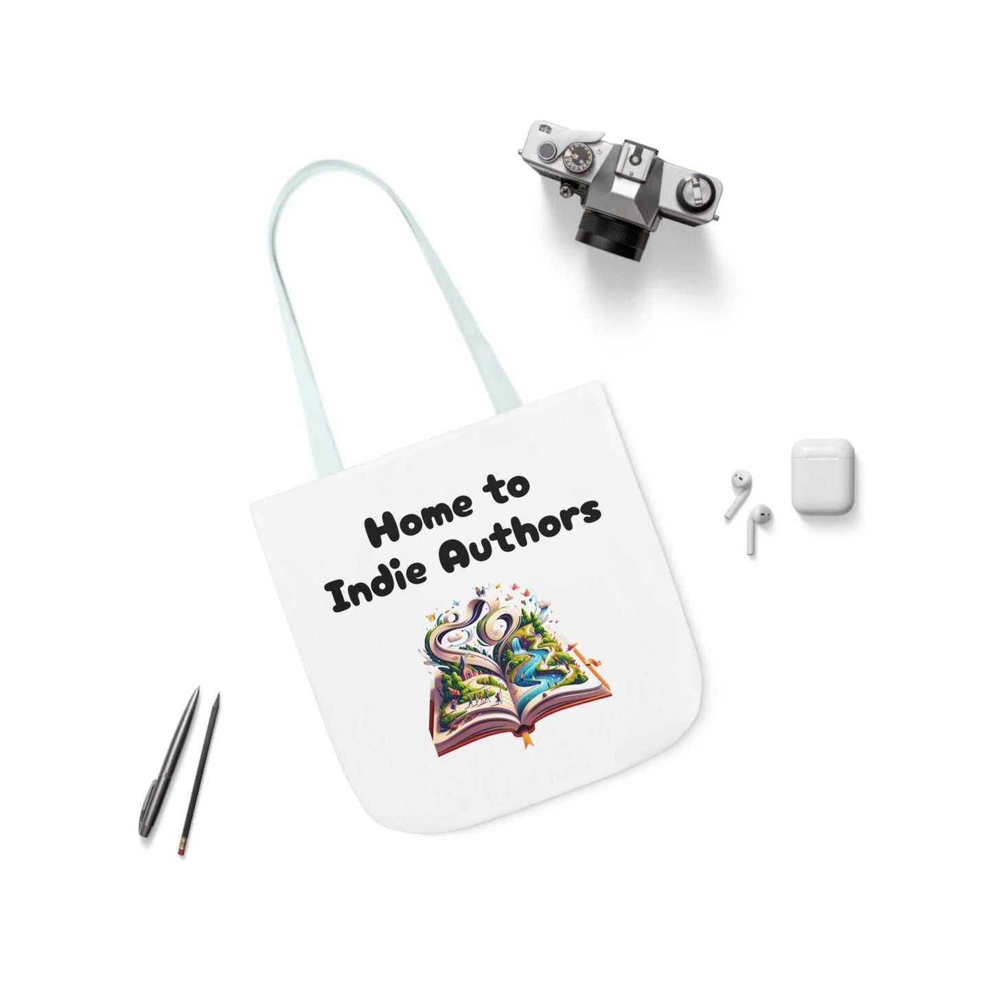 Home to Indie Authors Tote Bag - Perfect Gift for Book Lovers - The Dreamer's Bookshop.