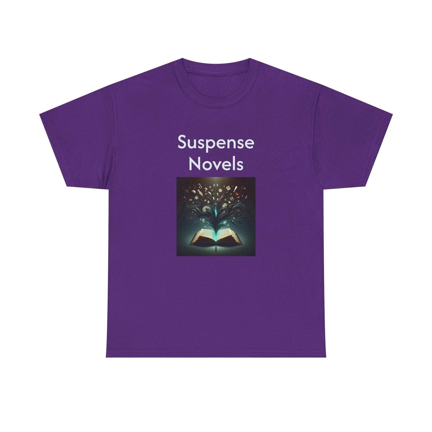 Fiction - Graphic Tee - Unisex Heavy Cotton T-Shirt Suspense Novels - The Dreamer's Bookshop.