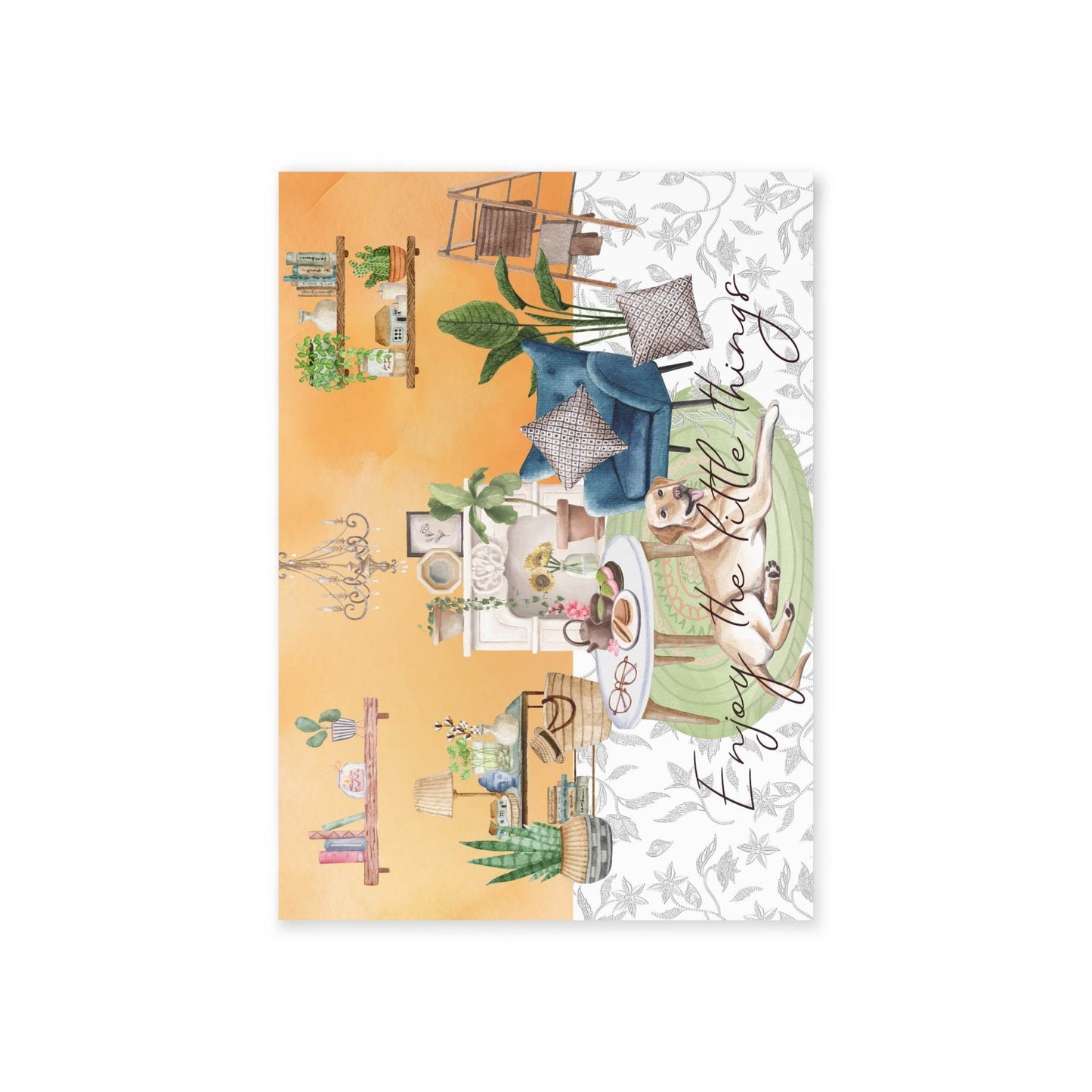 The Dreamer's Bookshop "Tea Time" Enjoy the Little Things Card - The Dreamer's Bookshop.