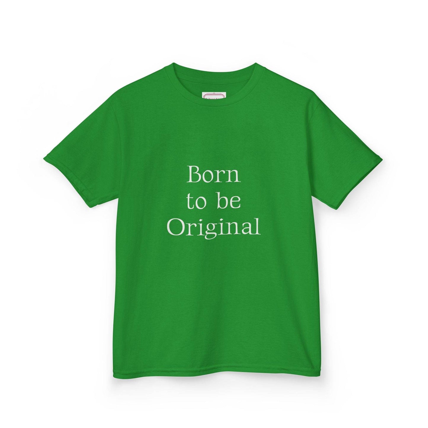 EU - Kids 'Born to be Original' Cotton Tee - Support Young Creators - The Dreamer's Bookshop.