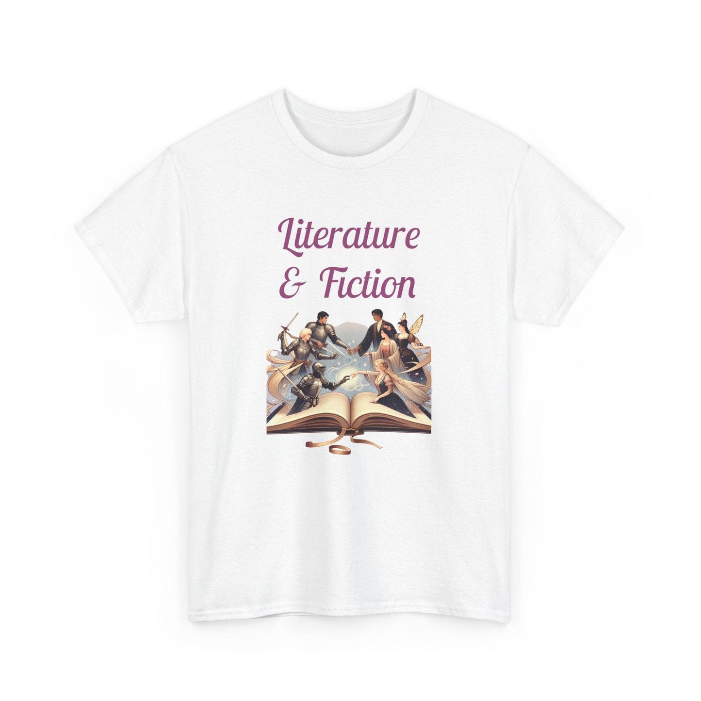 Fiction - Graphic Tee - Unisex Heavy Cotton T-Shirt Literature Books - The Dreamer's Bookshop.