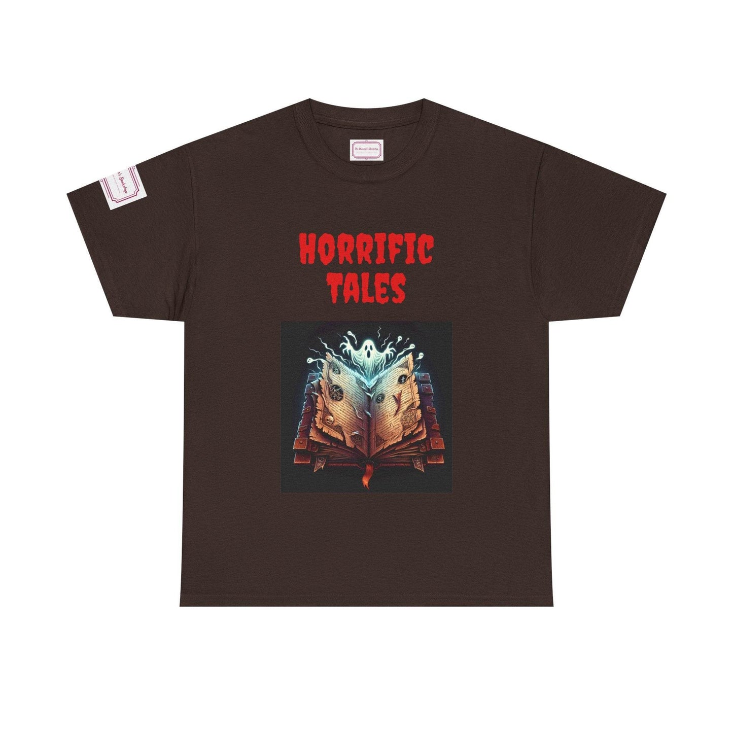 Horrific Tales - Unisex Heavy Cotton Tee - Perfect for Book Lovers - The Dreamer's Bookshop.