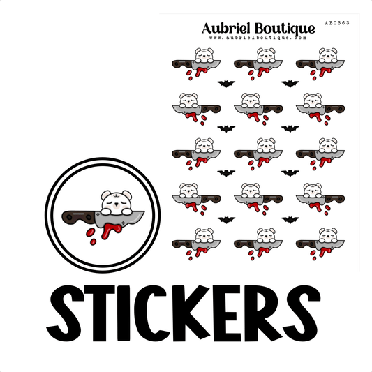AubrielBoutique - HALLOWEEN, plannerstickers — AB0363 - The Dreamer's Bookshop.