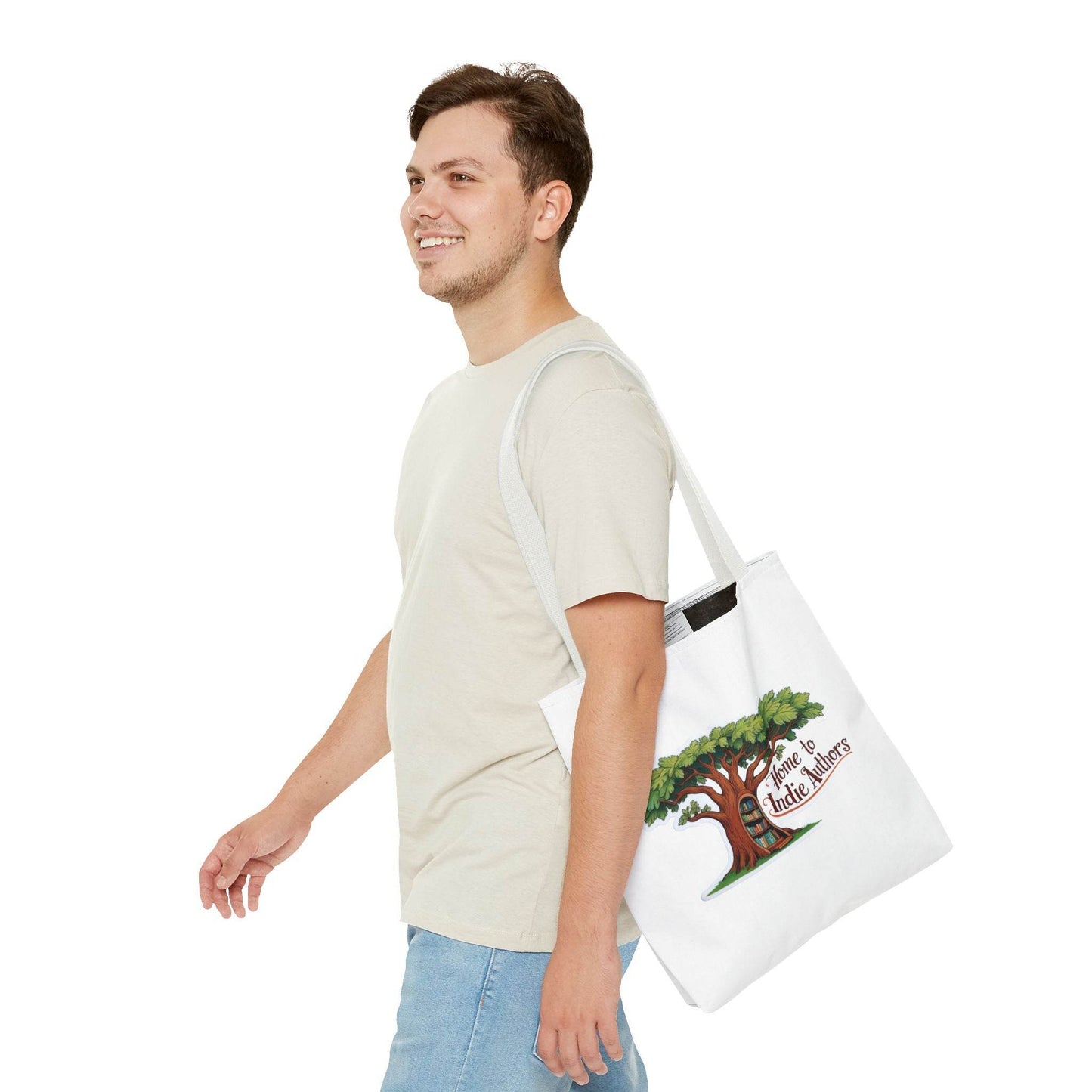 Literary Tote Bag - Home to Indie Authors & The Dreamer's Bookshop Designs - The Dreamer's Bookshop.