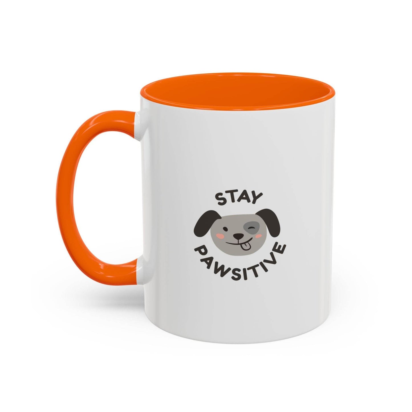 Cute Dog Pawsitive Coffee Mug - 11 & 15oz Drink and Behave - The Dreamer's Bookshop.