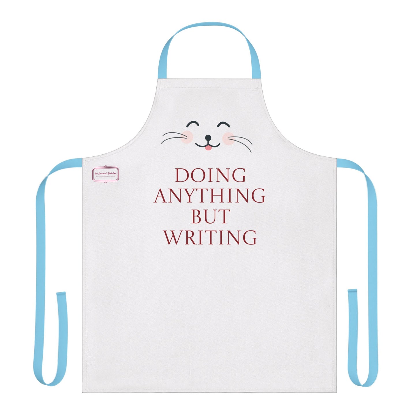 Fun Writing Apron with 5-Color Straps | "Doing Anything But Writing" - The Dreamer's Bookshop.