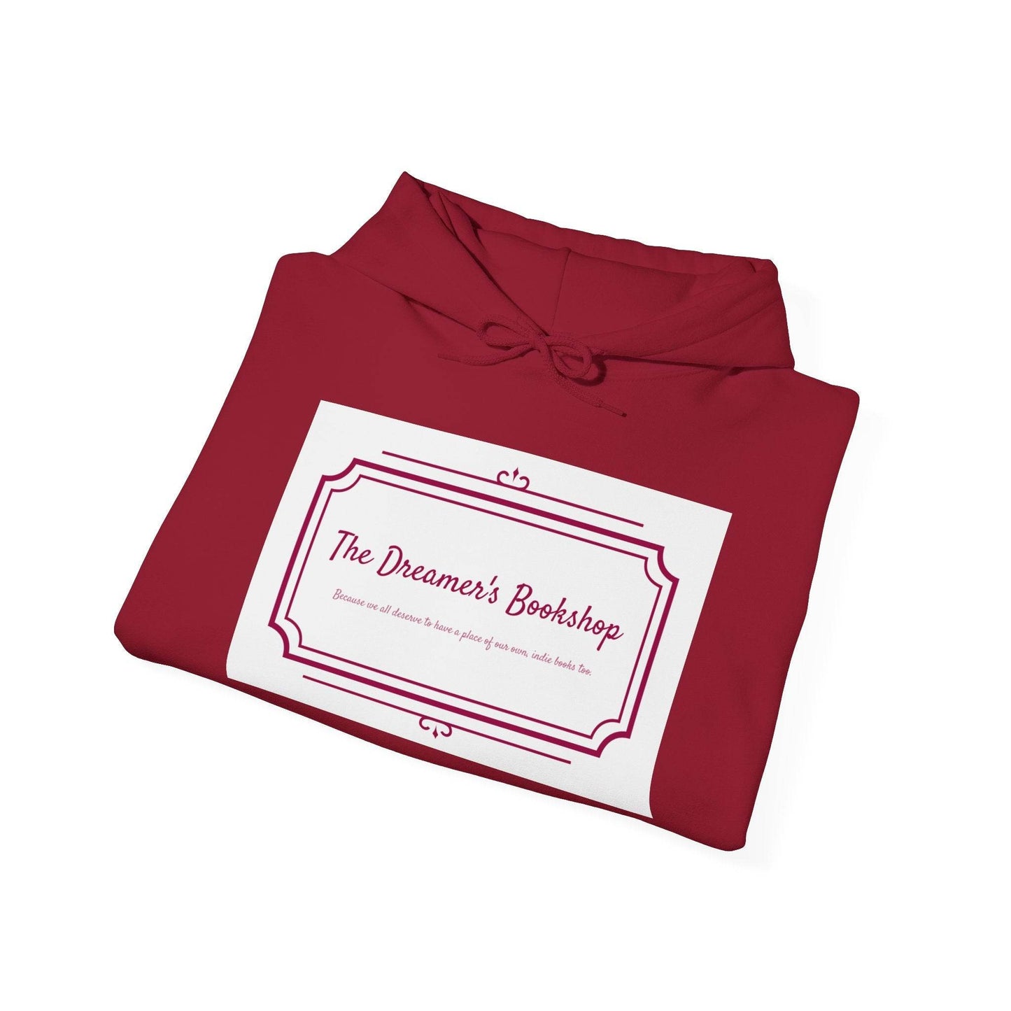 The Dreamer's Bookshop Unisex Hooded Sweatshirt - Cozy Literary Apparel - The Dreamer's Bookshop.