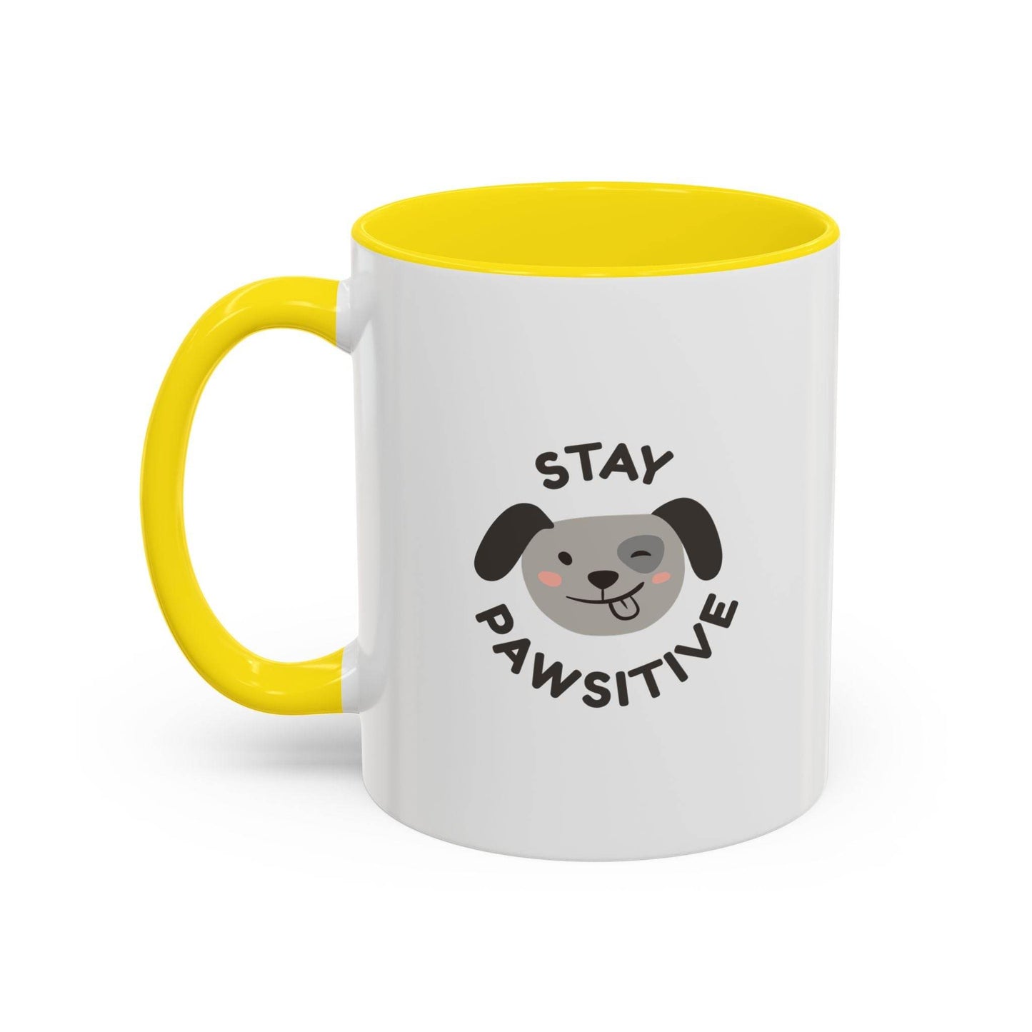 Playful Dog Pawsitive Mug - Cute Gift for Coffee Lovers - The Dreamer's Bookshop.