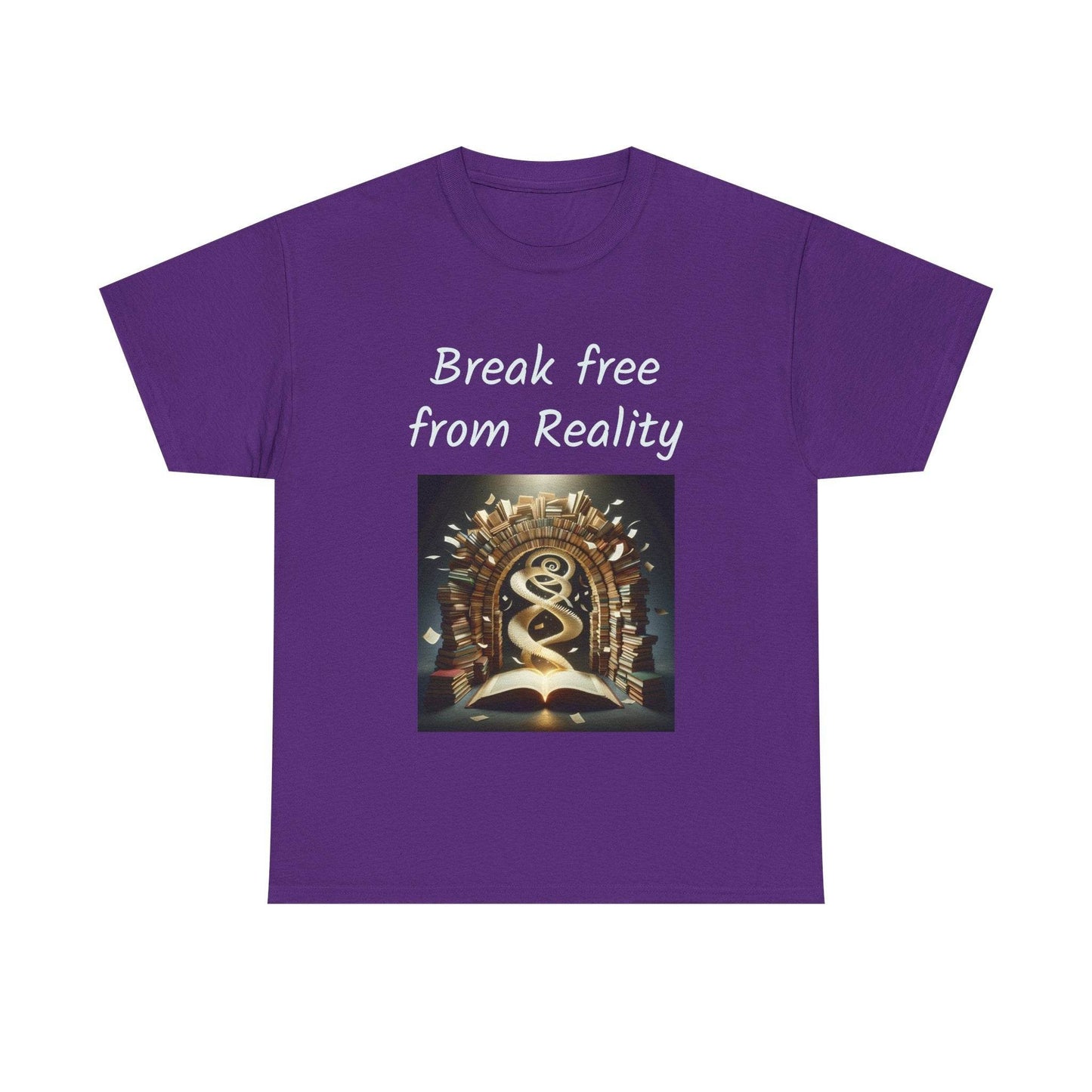 Break Free - Unisex Heavy Cotton Tee - Book Lovers - The Dreamer's Bookshop.