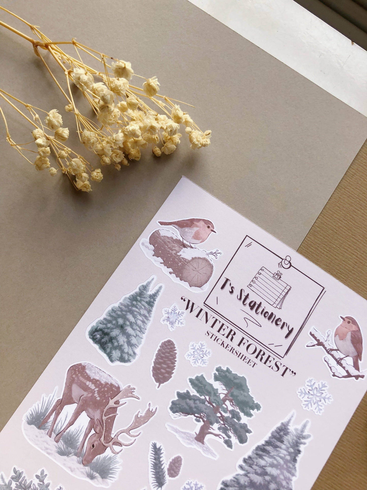 T's Stationery - „Winterbos” - The Dreamer's Bookshop.