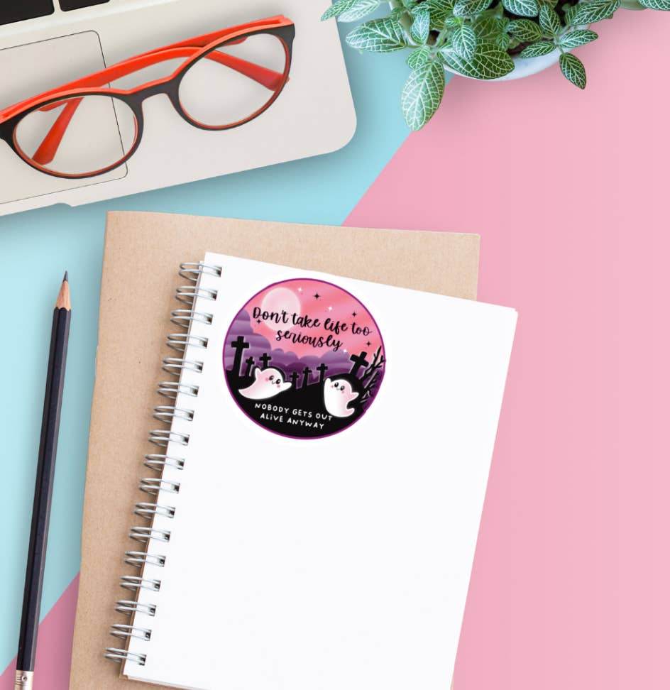 Rebel Yell Design - Spookachtige motiverende sticker (Variant 1) - The Dreamer's Bookshop.