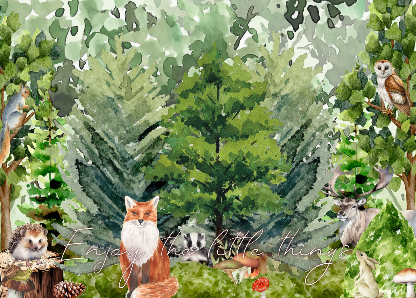 The Dreamer's Bookshop "Forest" Enjoy Little Things Card - The Dreamer's Bookshop.