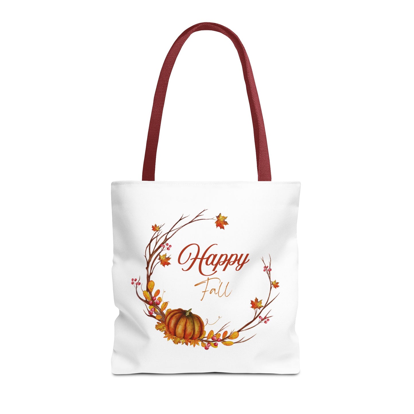 Happy Fall Tote Bag - Cozy Autumn Design