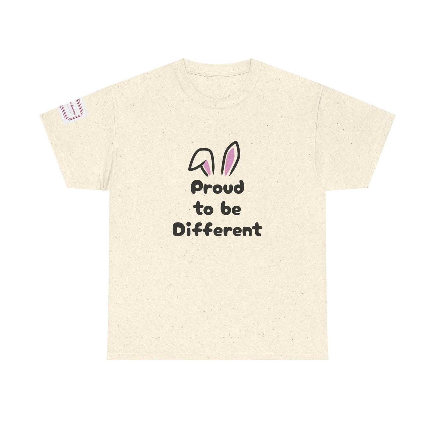Proud to Be Different Unisex Heavy Cotton Tee – Celebrate Uniqueness - The Dreamer's Bookshop.
