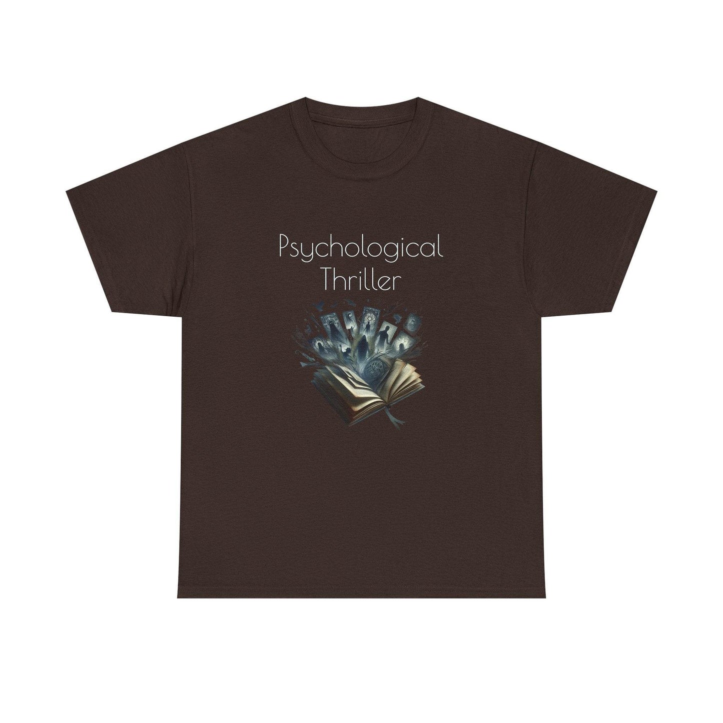 Fiction - Graphic Tee - Unisex Heavy Cotton T-Shirt Psychological Thriller - The Dreamer's Bookshop.
