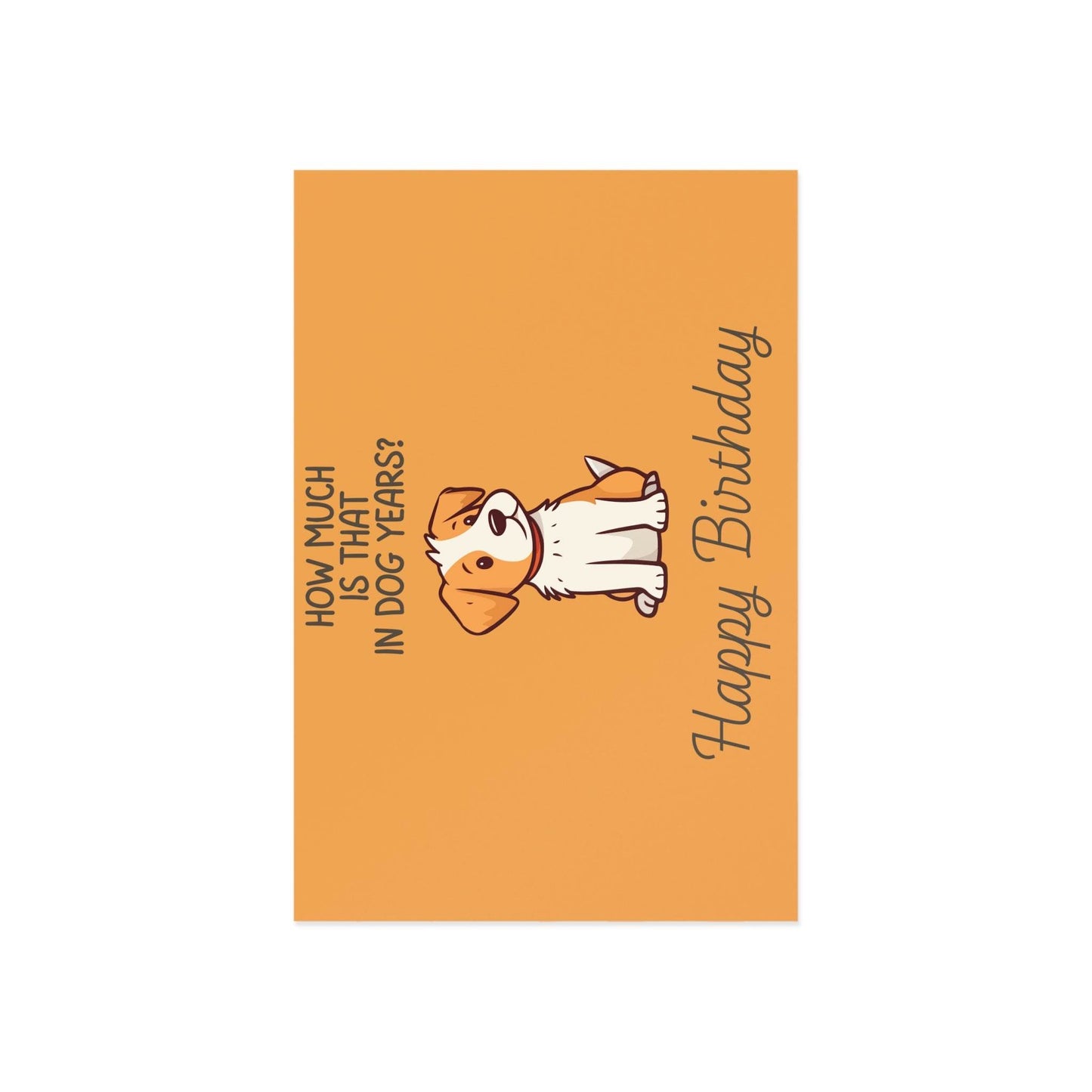 The Dreamer's Bookshop Cute "In dog years" Dog Birthday Card - The Dreamer's Bookshop.