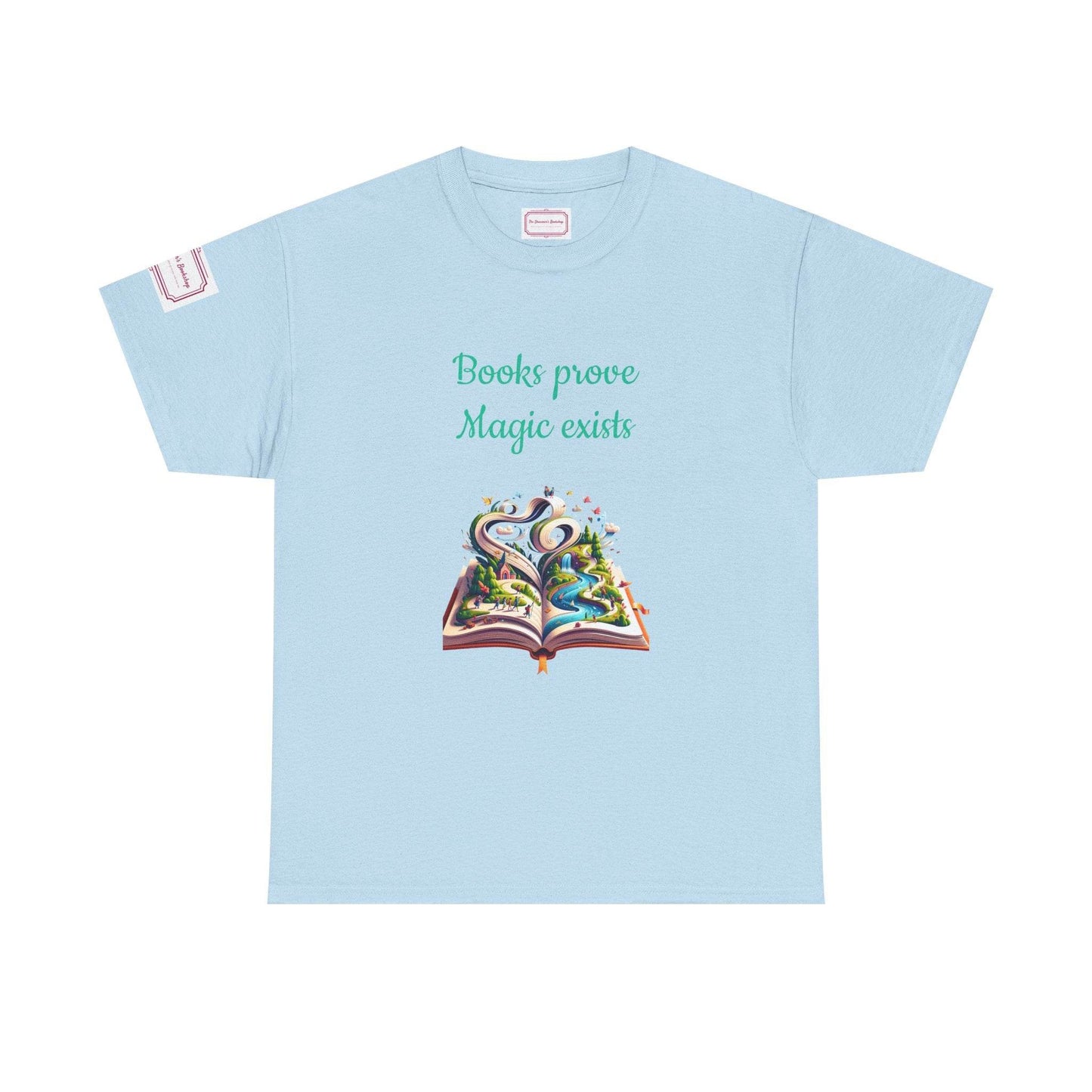 Magic exists - Unisex Heavy Cotton Tee - Perfect for Book Lovers - The Dreamer's Bookshop.