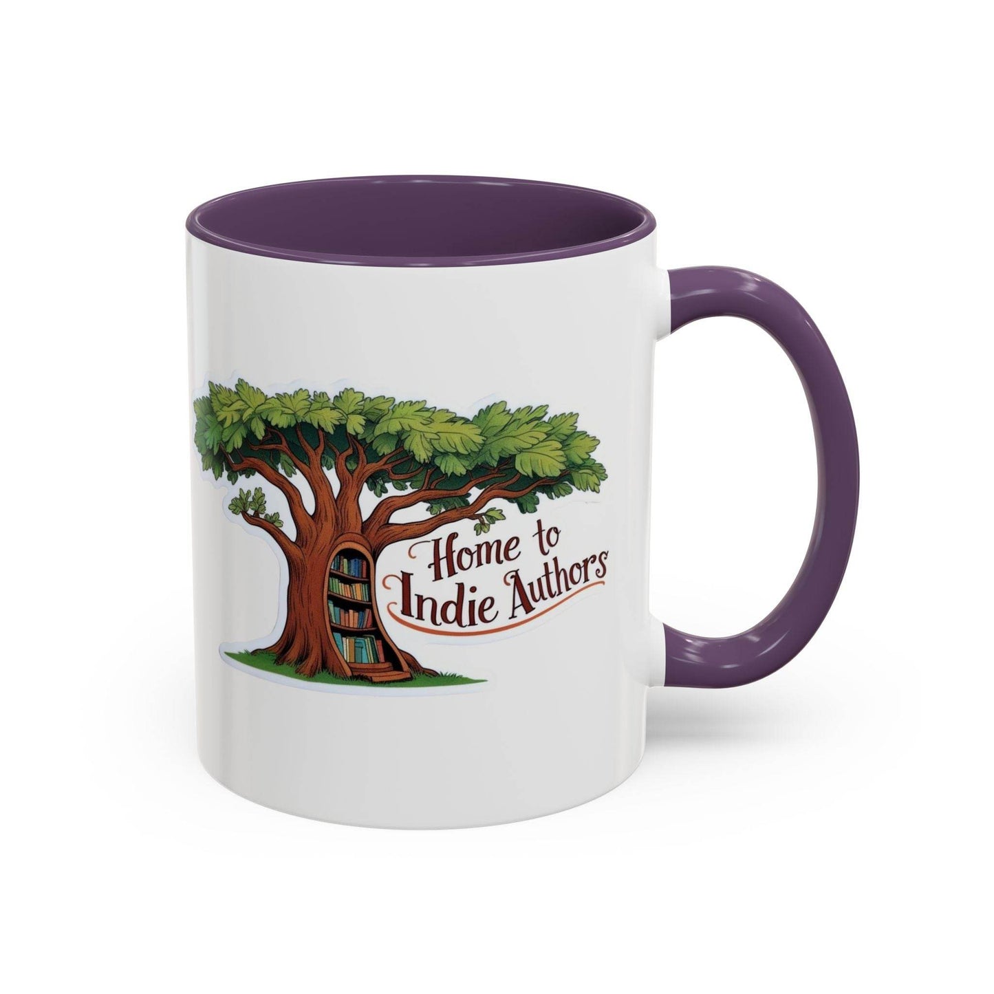 Home to Indie Authors Accent Coffee Mug - Perfect Gift for Writers & Book Lovers - The Dreamer's Bookshop.