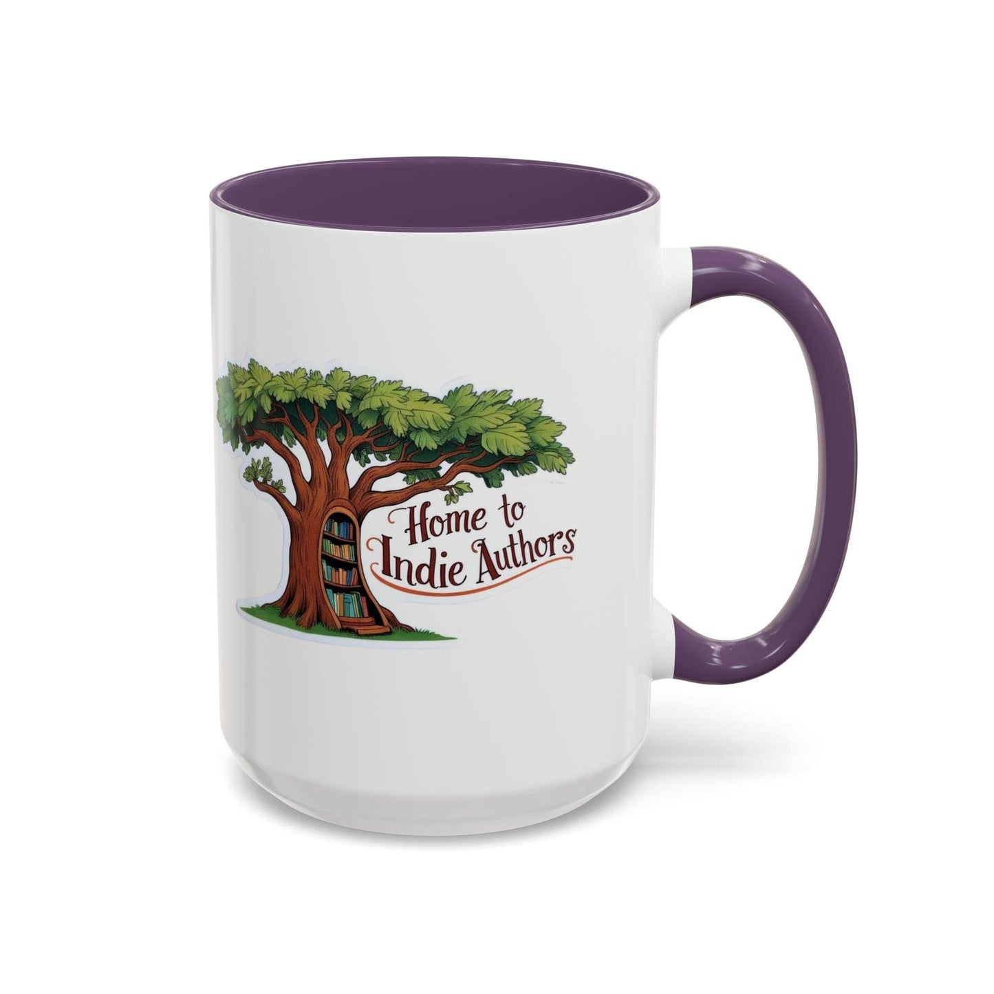 Home to Indie Authors Accent Coffee Mug - Perfect Gift for Writers & Book Lovers - The Dreamer's Bookshop.