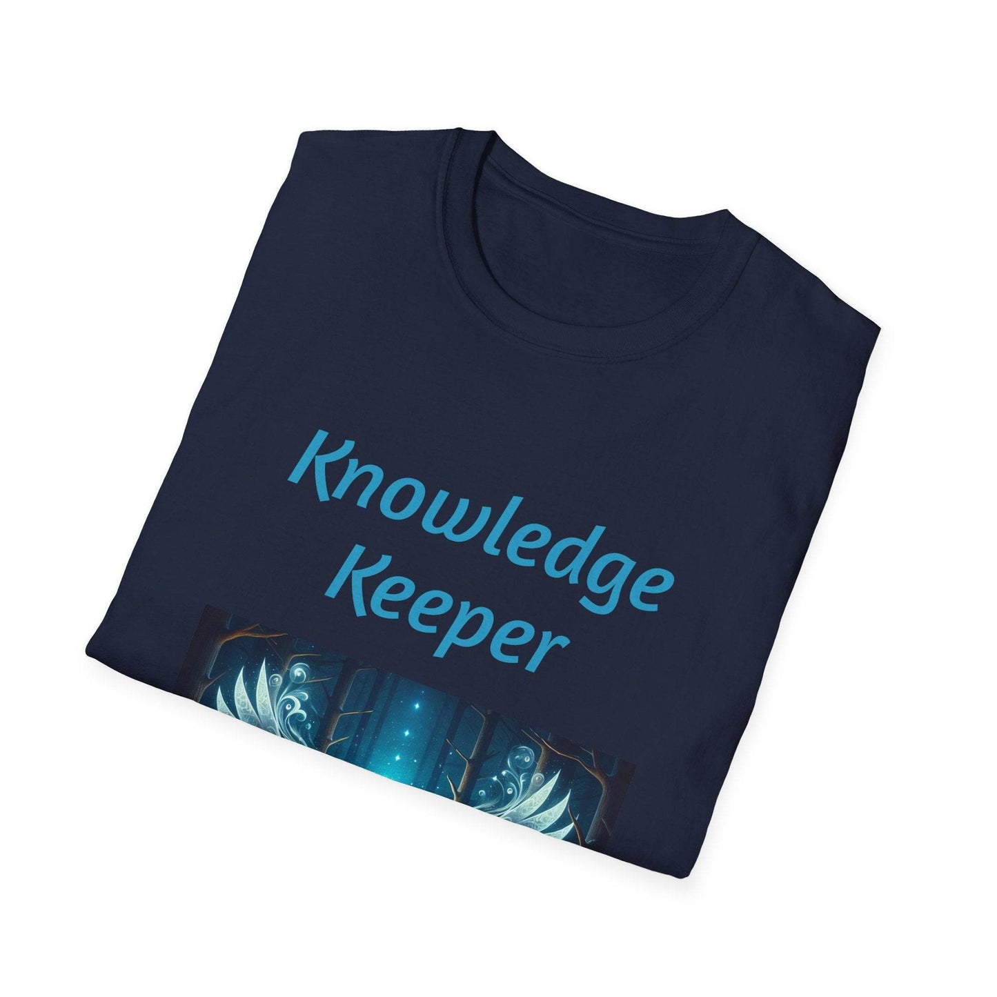 Knowledge Keeper Owl Unisex Softstyle T-Shirt - Proud Reader - The Dreamer's Bookshop.