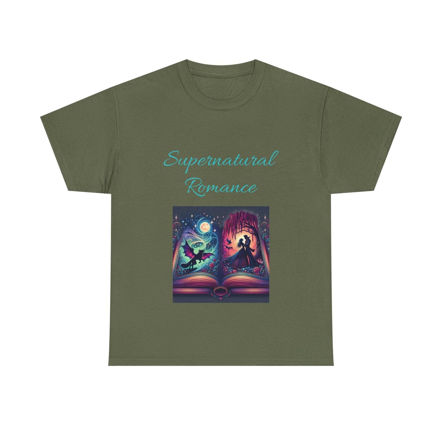Fantasy - Unisex Heavy Cotton Tee - Supernatural Romance - The Dreamer's Bookshop.
