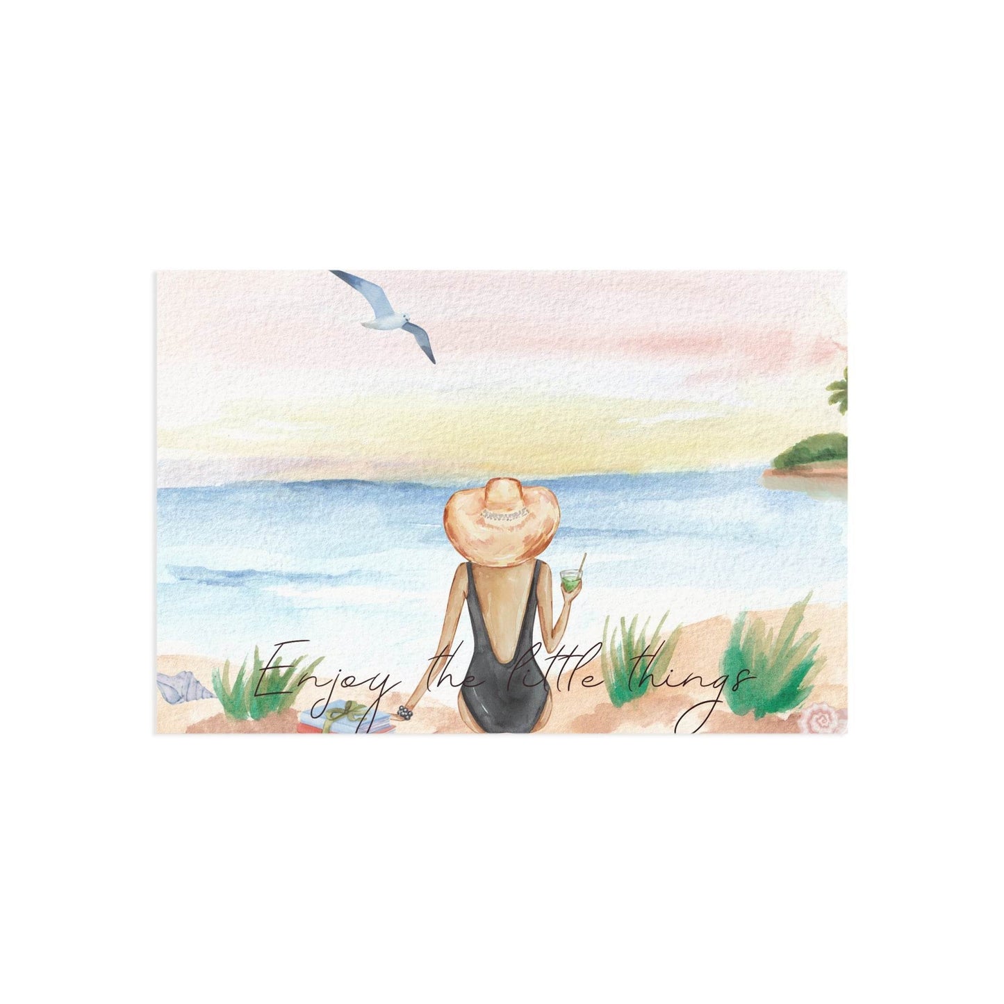 The Dreamer's Bookshop "Sea view" Enjoy the Little Things Card - The Dreamer's Bookshop.