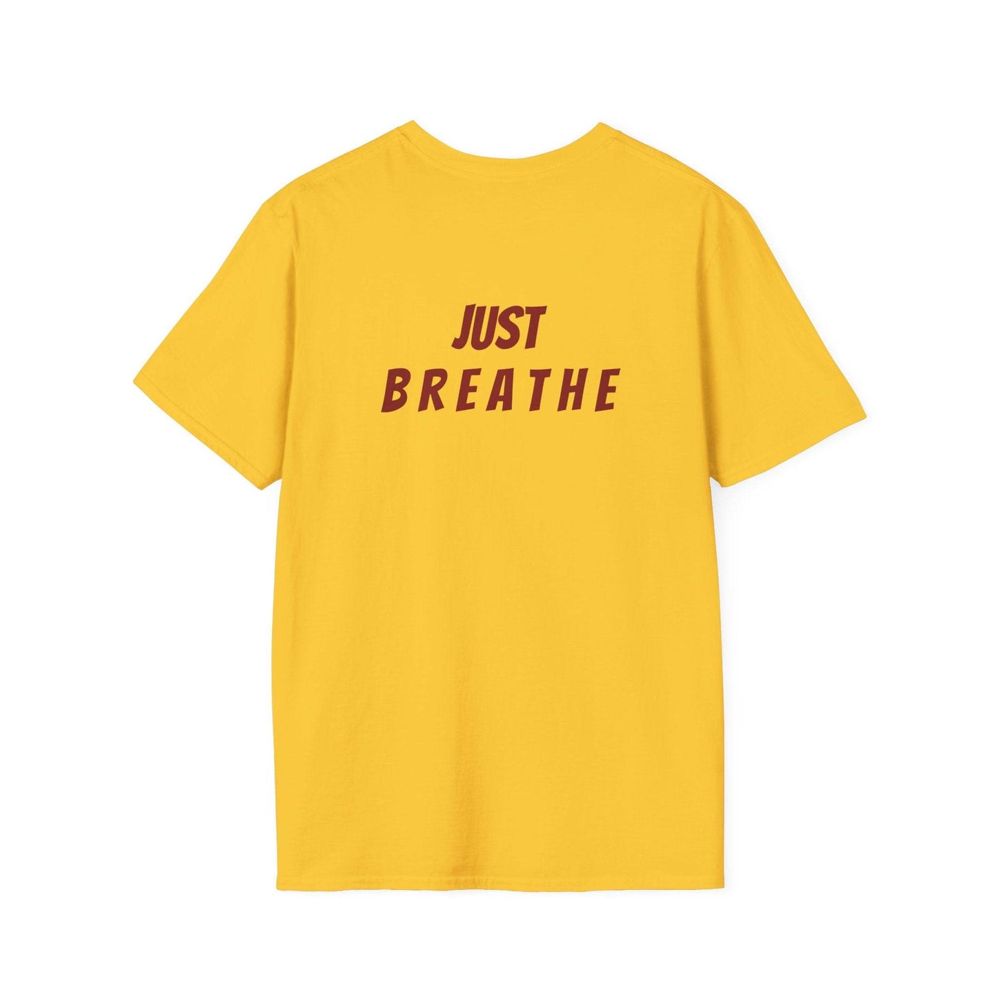 Unisex Softstyle T-Shirt - 'Just Breathe' - The Dreamer's Bookshop.